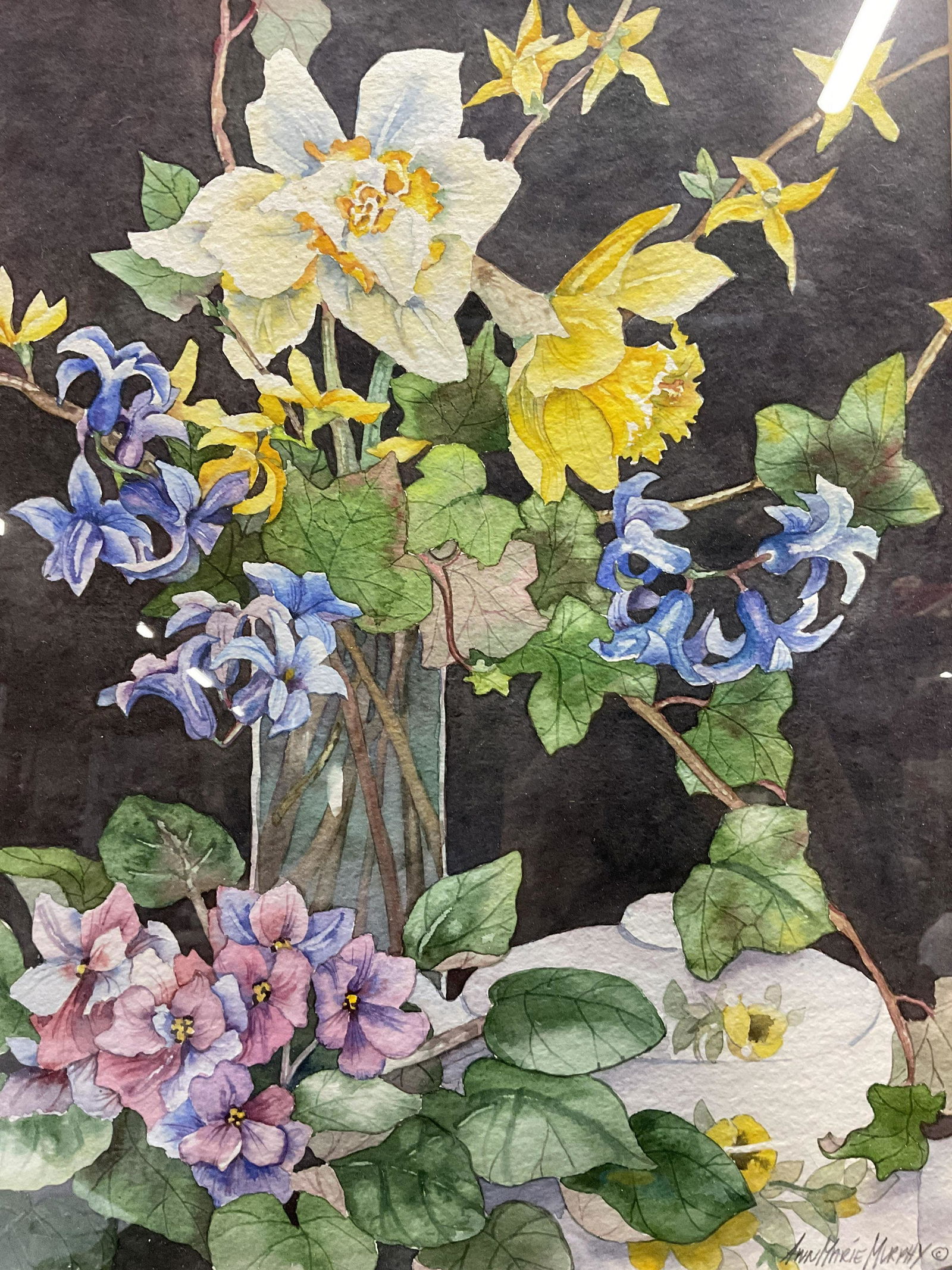 ANN MARIE MURPHY Signed Watercolor Painting (1 of 8)