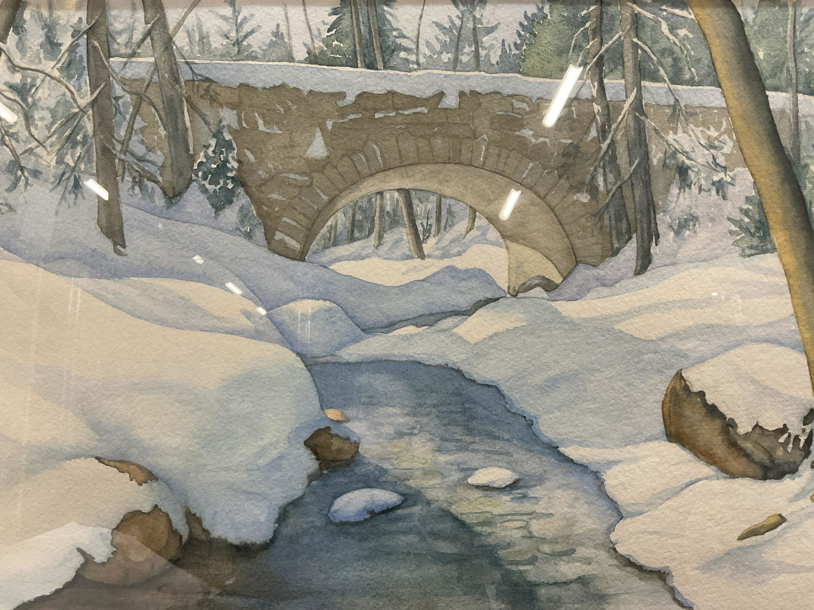 J ARDIZZI Signed Watercolor Painting (1 of 7)