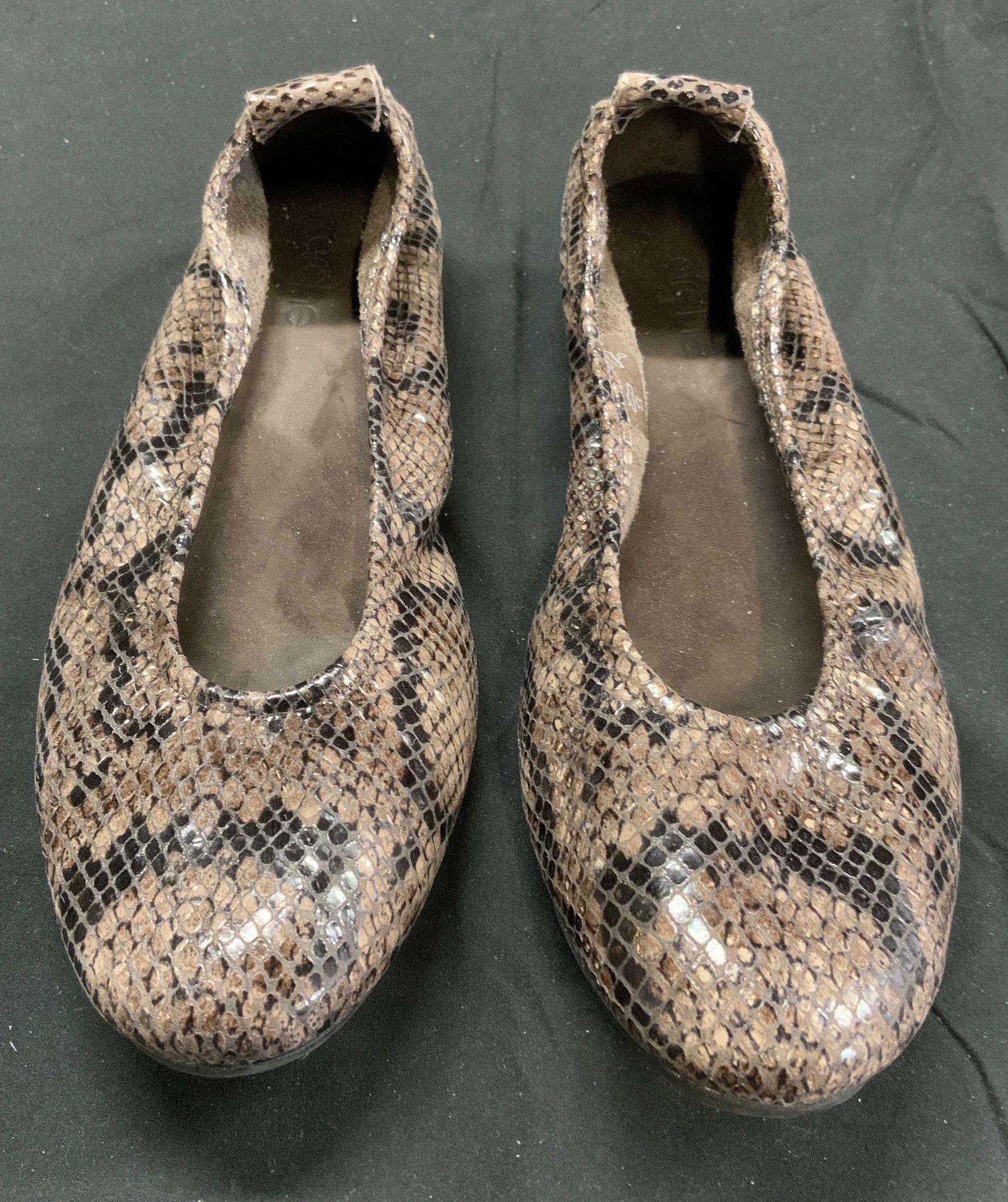 ARCHE Snakeskin Style Ladies Flats (1 of 6)