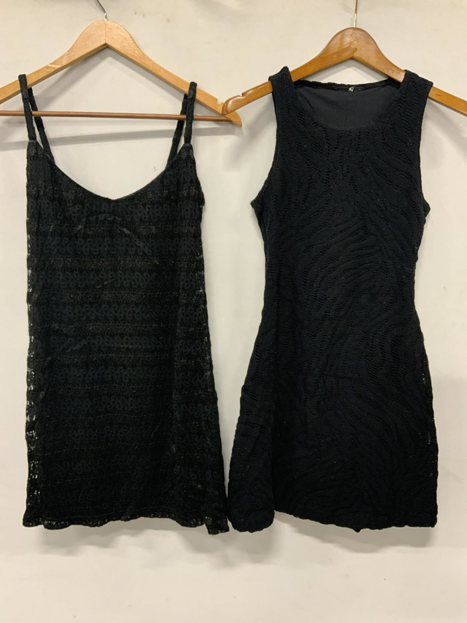 MICA Black Pair Lace Dresses: MICA Black Pair Lace Dresses, size S, 90% polyester, 10% spandex. Dresses measures approx 30 inches Long. Dresses, womens dresses, bar dresses, MICA, MICA FASHION, MICA WOMENS WEARS, lace dresses, ban