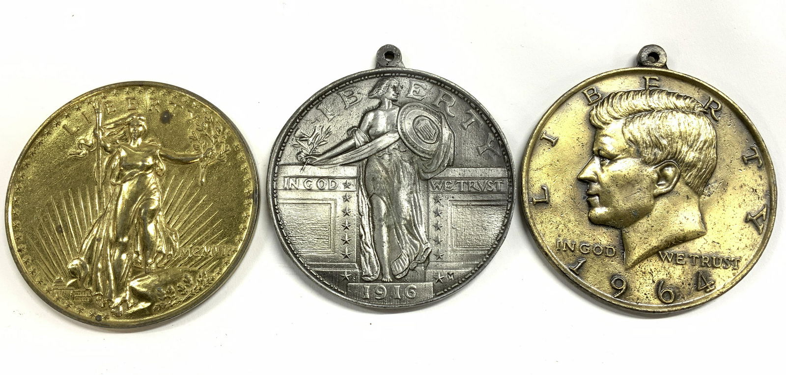 Lot 3 Assorted Coin Style Medallions (1 of 7)