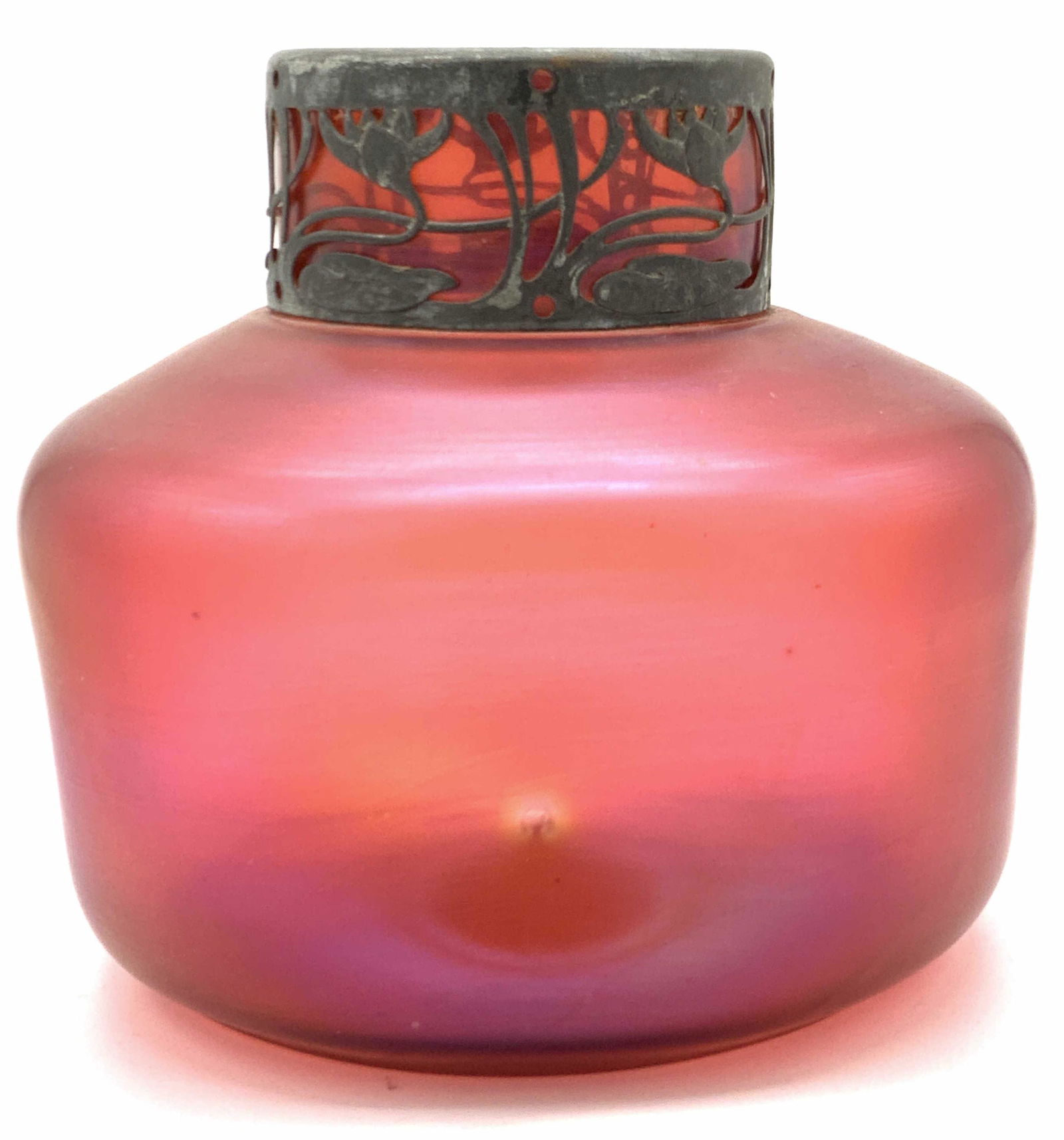 Carl Stolzle Ruby Red Art Deco Glass Vase (1 of 8)