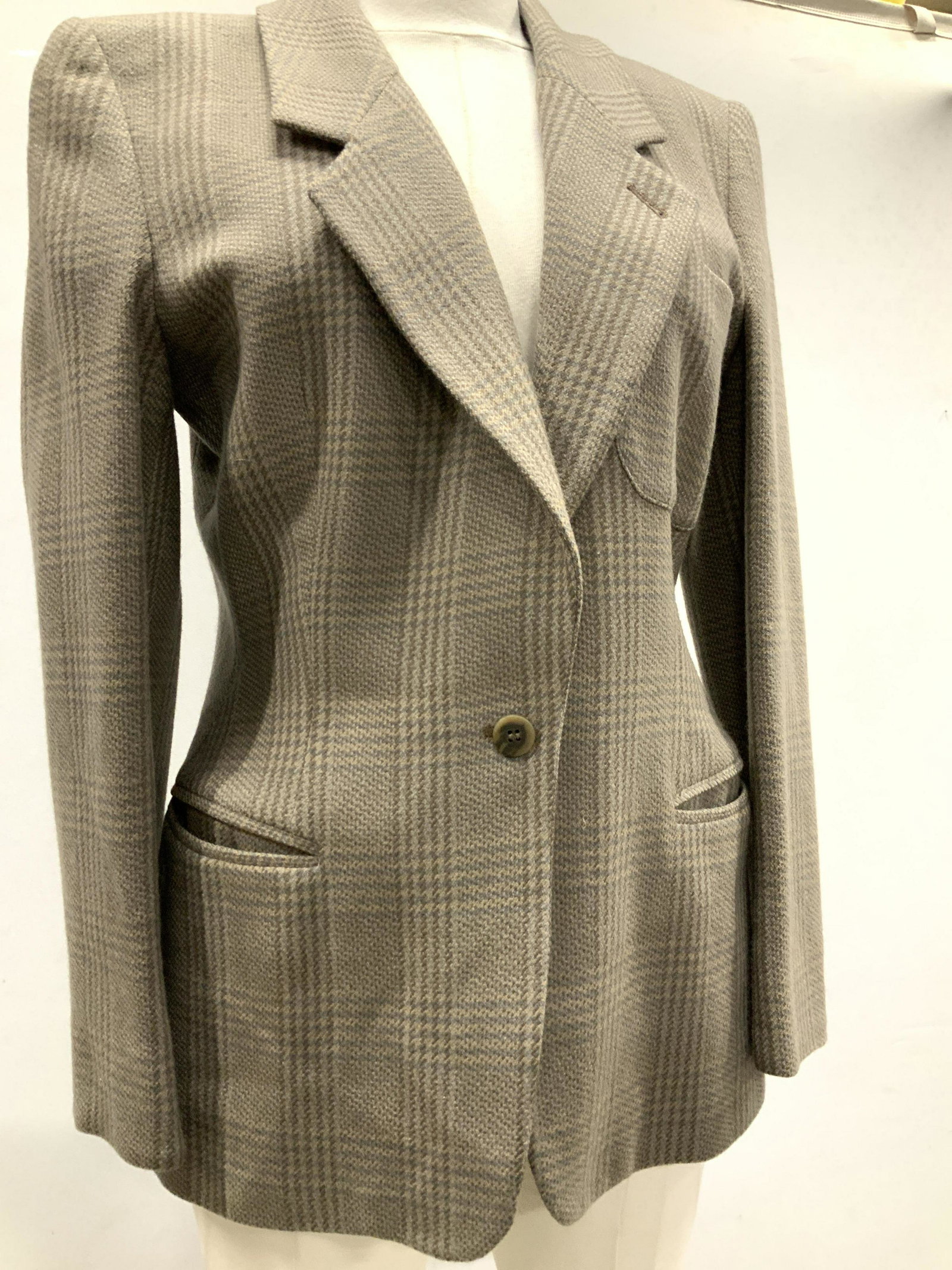 EMPORIO ARMANI Wool Check Blazer (1 of 7)