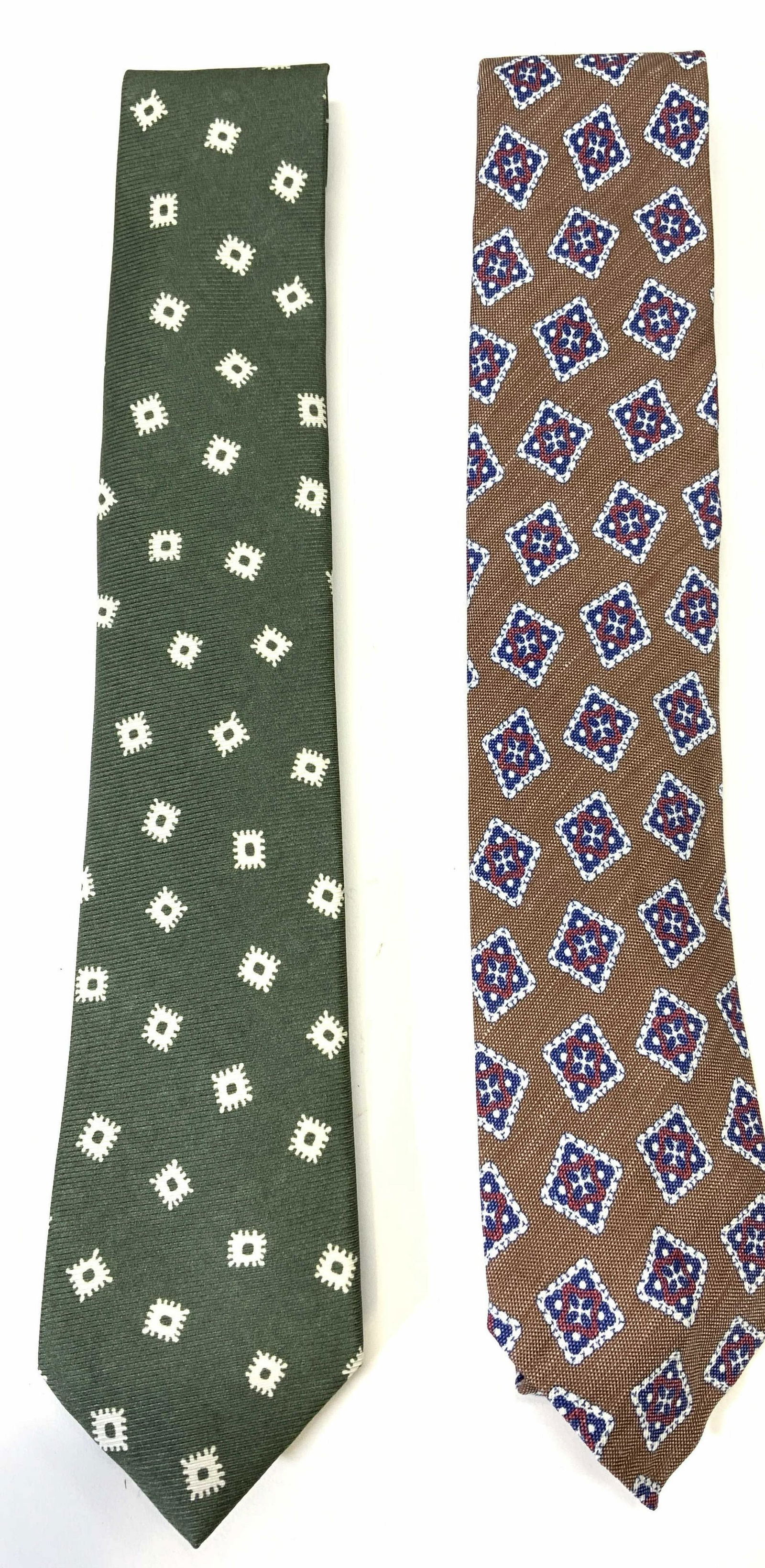 Lot 2 ERRICO FORMICOLA Patterned Silk Ties (1 of 7)