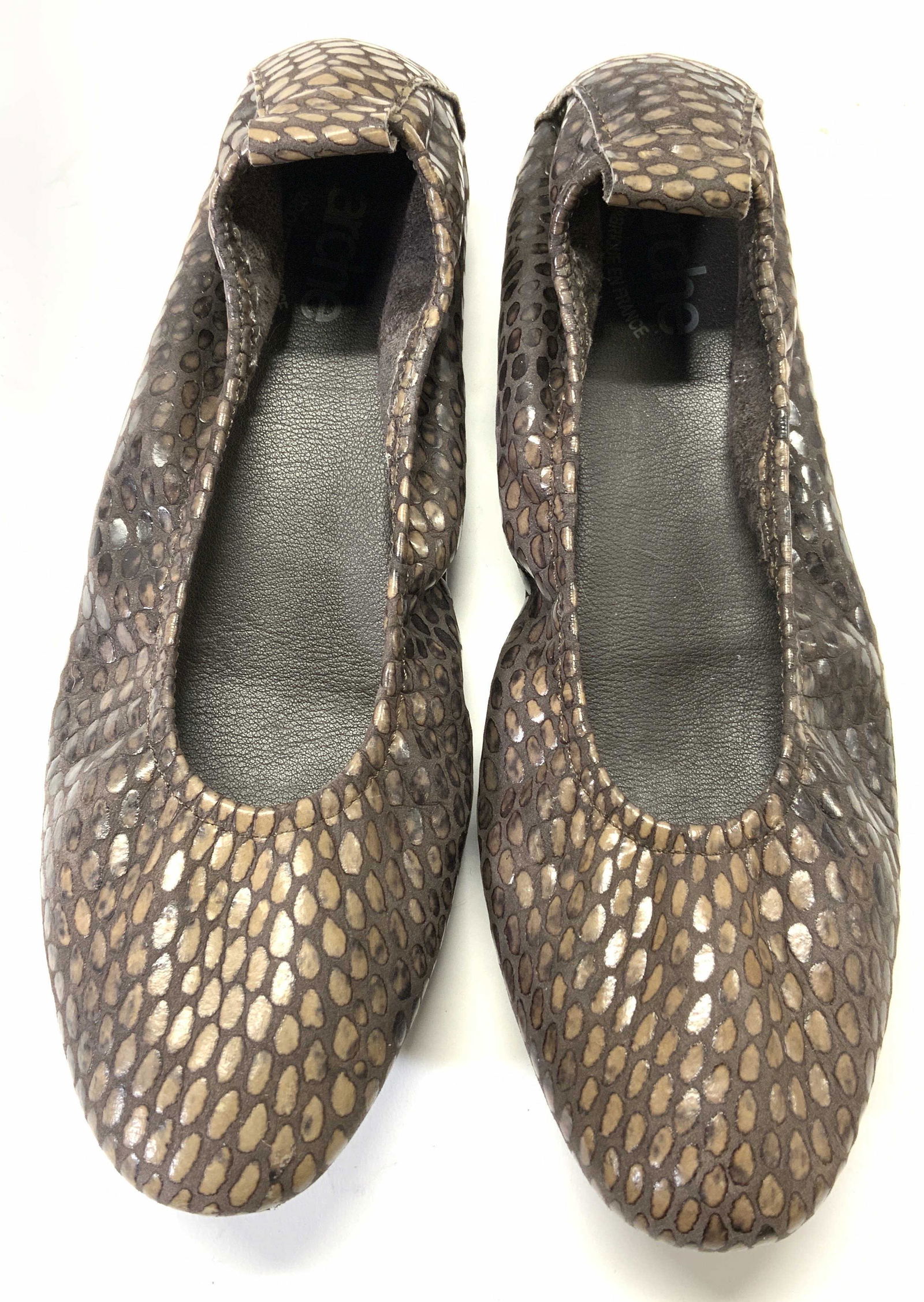 ARCHE Snakeskin Style Leather Flats FRANCE (1 of 6)