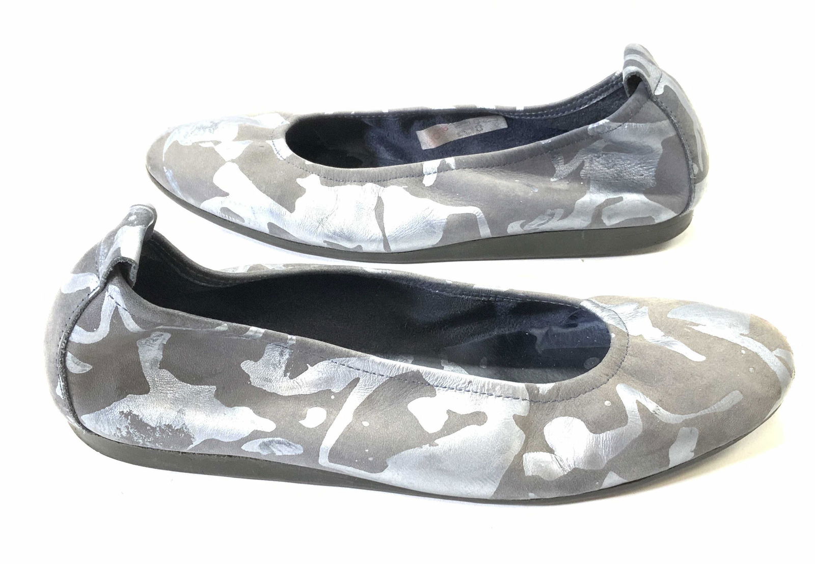 ARCHE Grey Metallic Splatter Ballet Flats FRANCE (1 of 6)