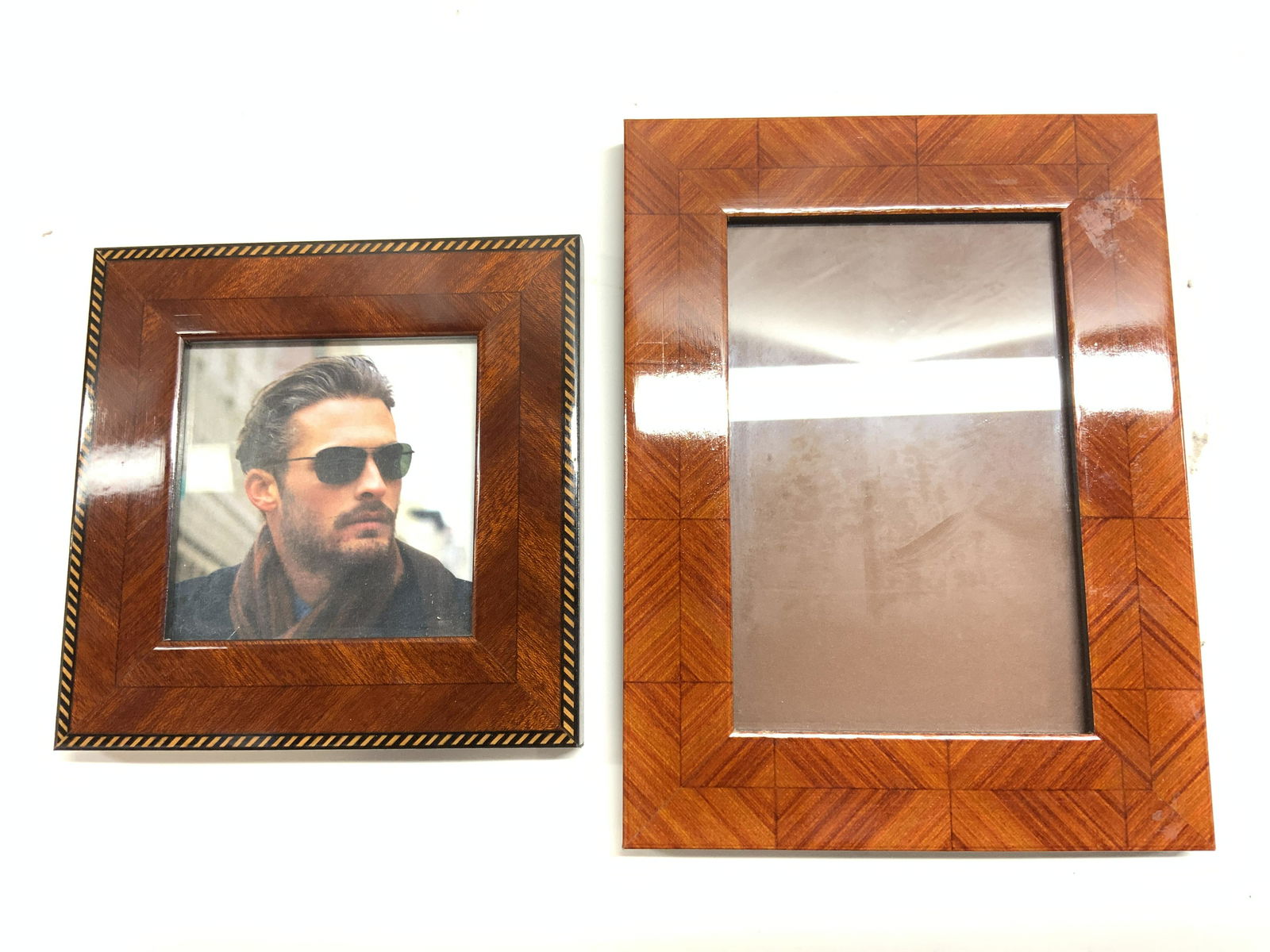 Lot 2 ECCOLO & TIZO Lacquered Photo Frames (1 of 7)