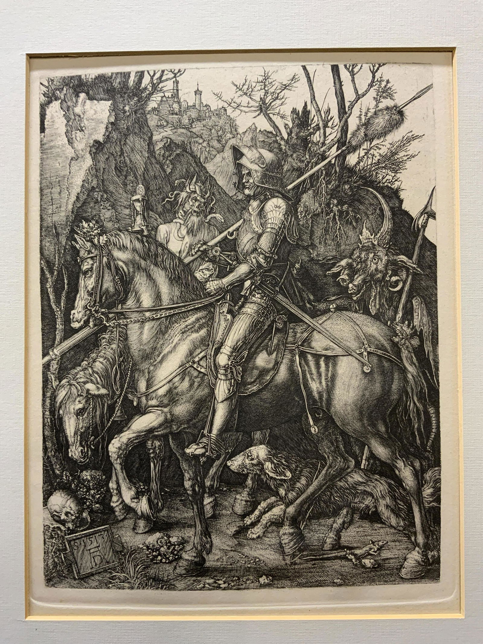 A. DURER Knight, Death, and The Devil Etching (1 of 11)