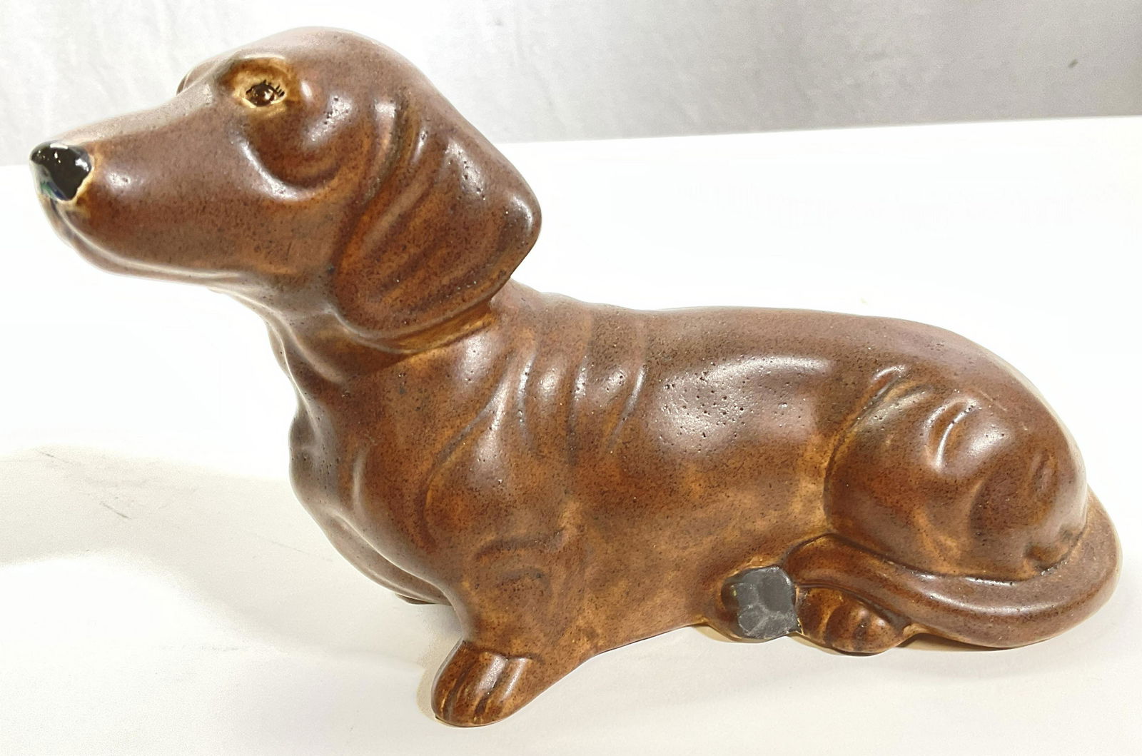 Signed Ceramic Dachshund Decor (1 of 5)