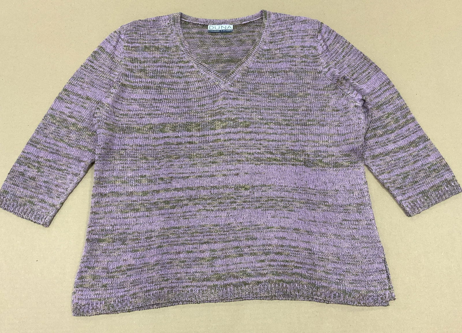 DUNA Handloomed Dual Toned Sweater, California (1 of 5)