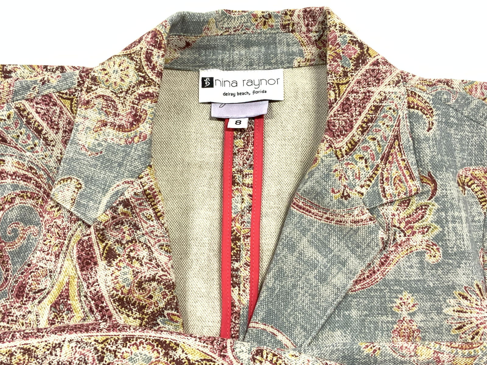 Nina RAYNOR Fashion Linen Jacket, Delray Beach (1 of 6)