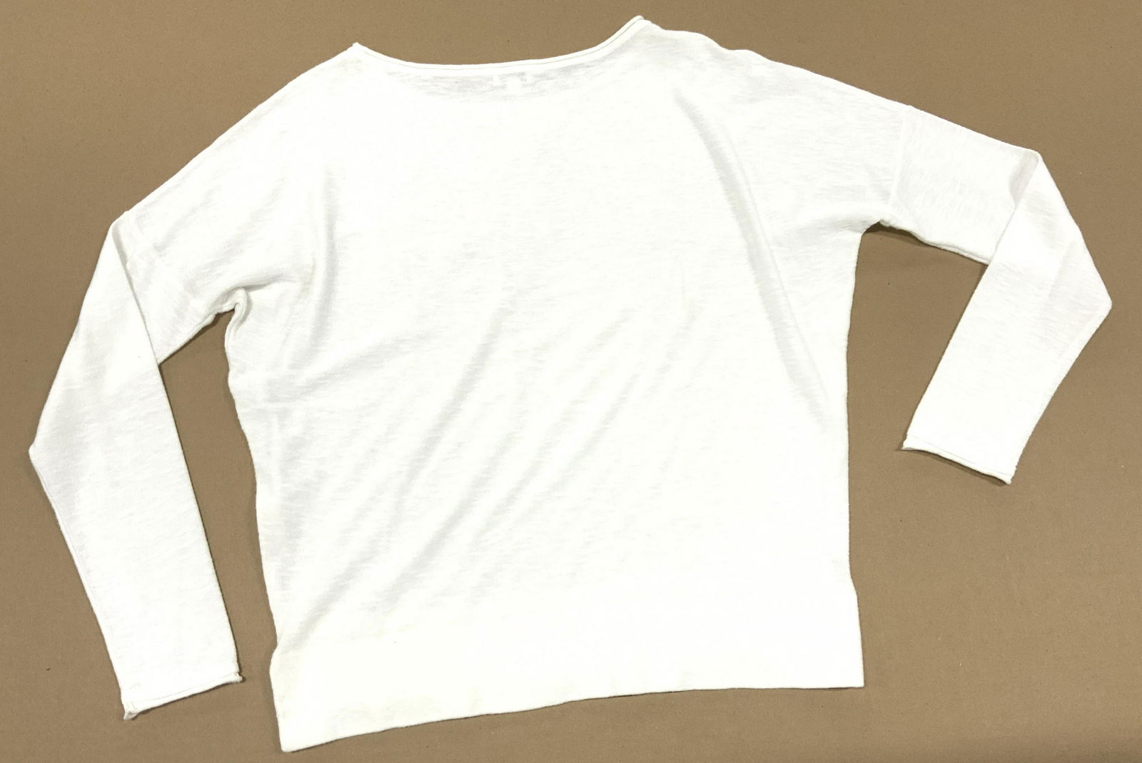 VINCE White Long Sleeve Shirt (1 of 6)