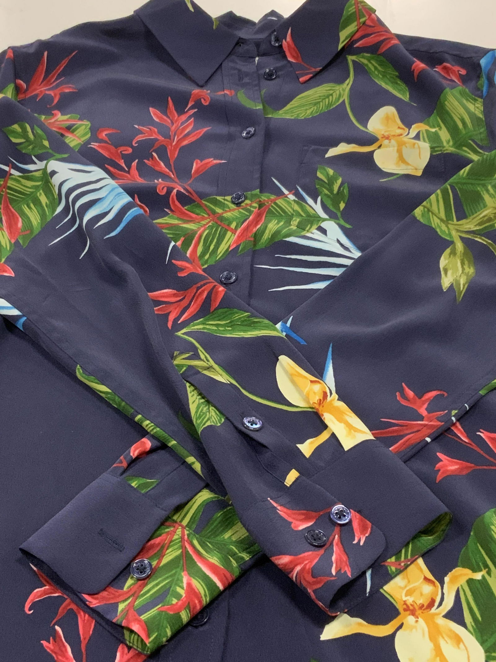 EQUIPMENT Silk Floral Button Up Blouse (1 of 9)