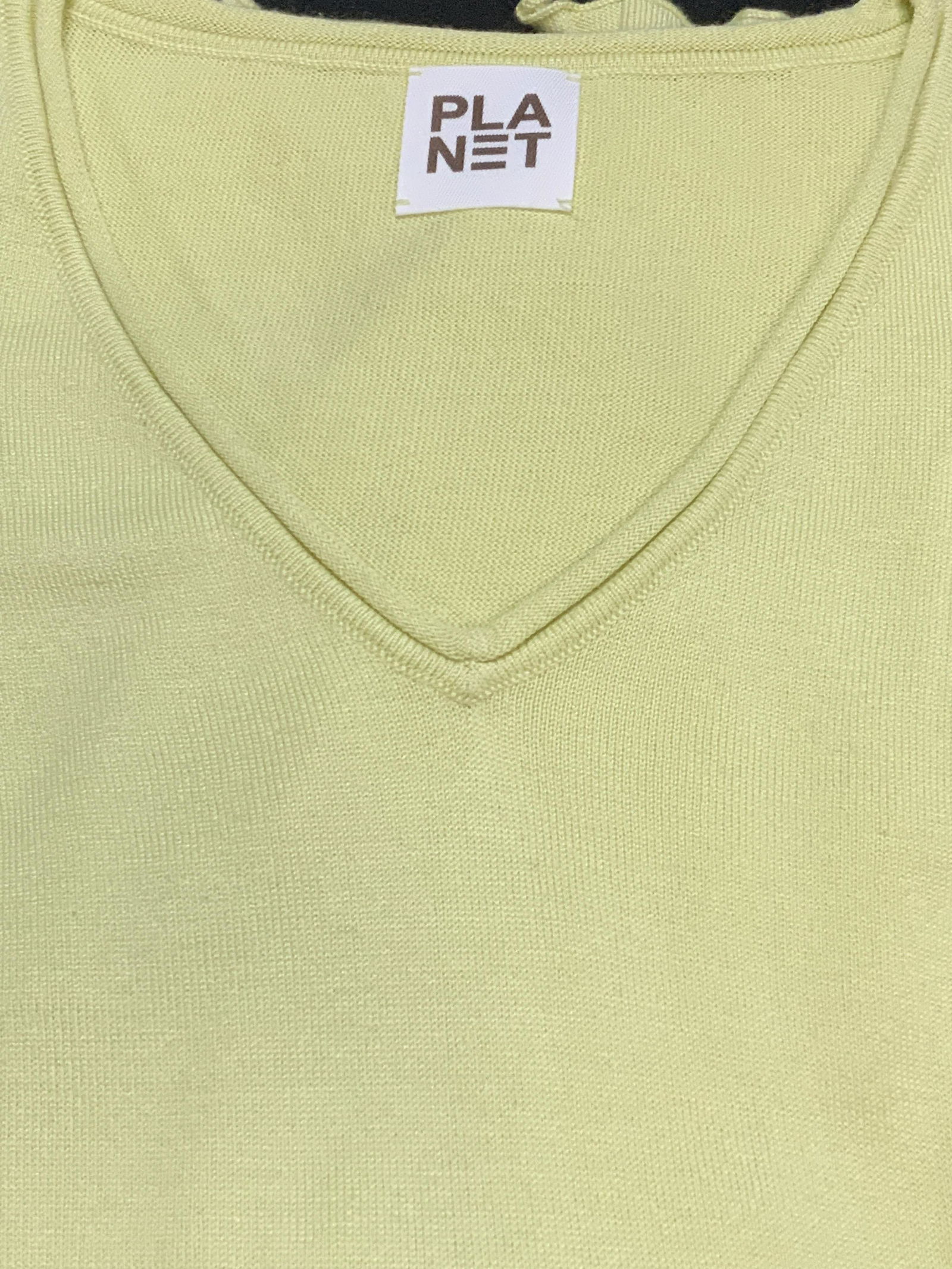 PLANET Light Green Long Sleeve Knitwear Top (1 of 6)