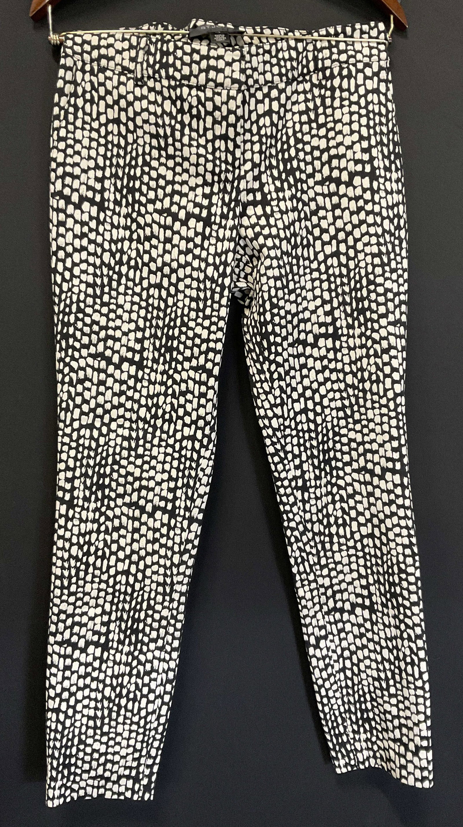 ST. JOHN Black & White Patterned Slack, USA (1 of 5)