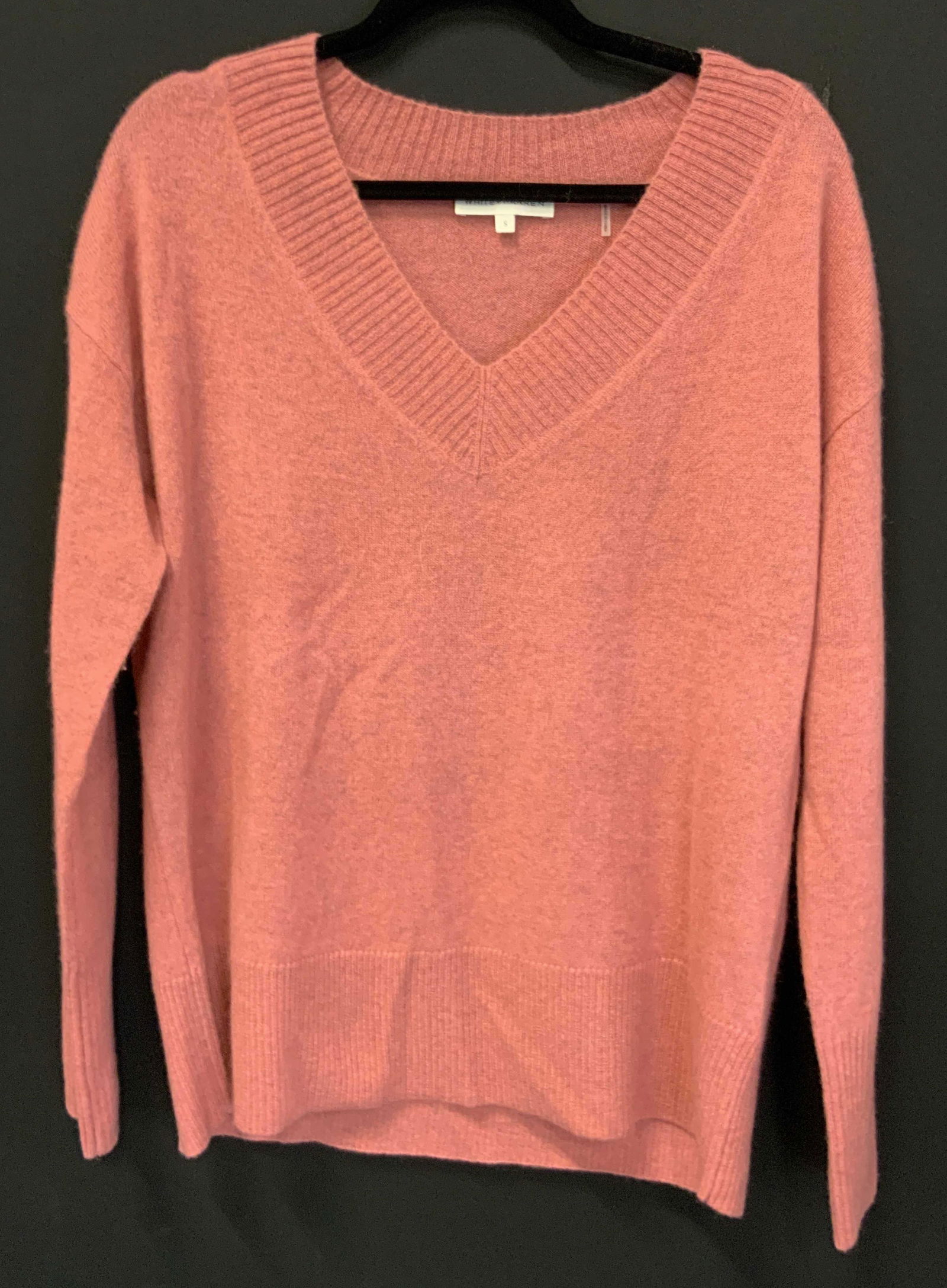 WHITE + WARREN Pink 100% Cashmere Sweater (1 of 9)