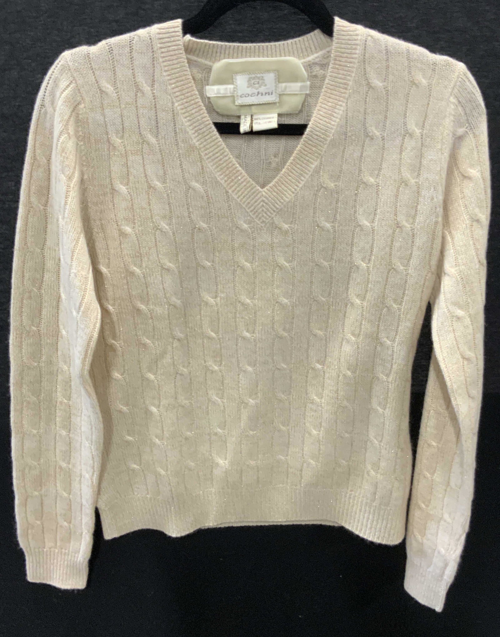 COCHINI 100% Cashmere Cable Knit Sweater (1 of 8)