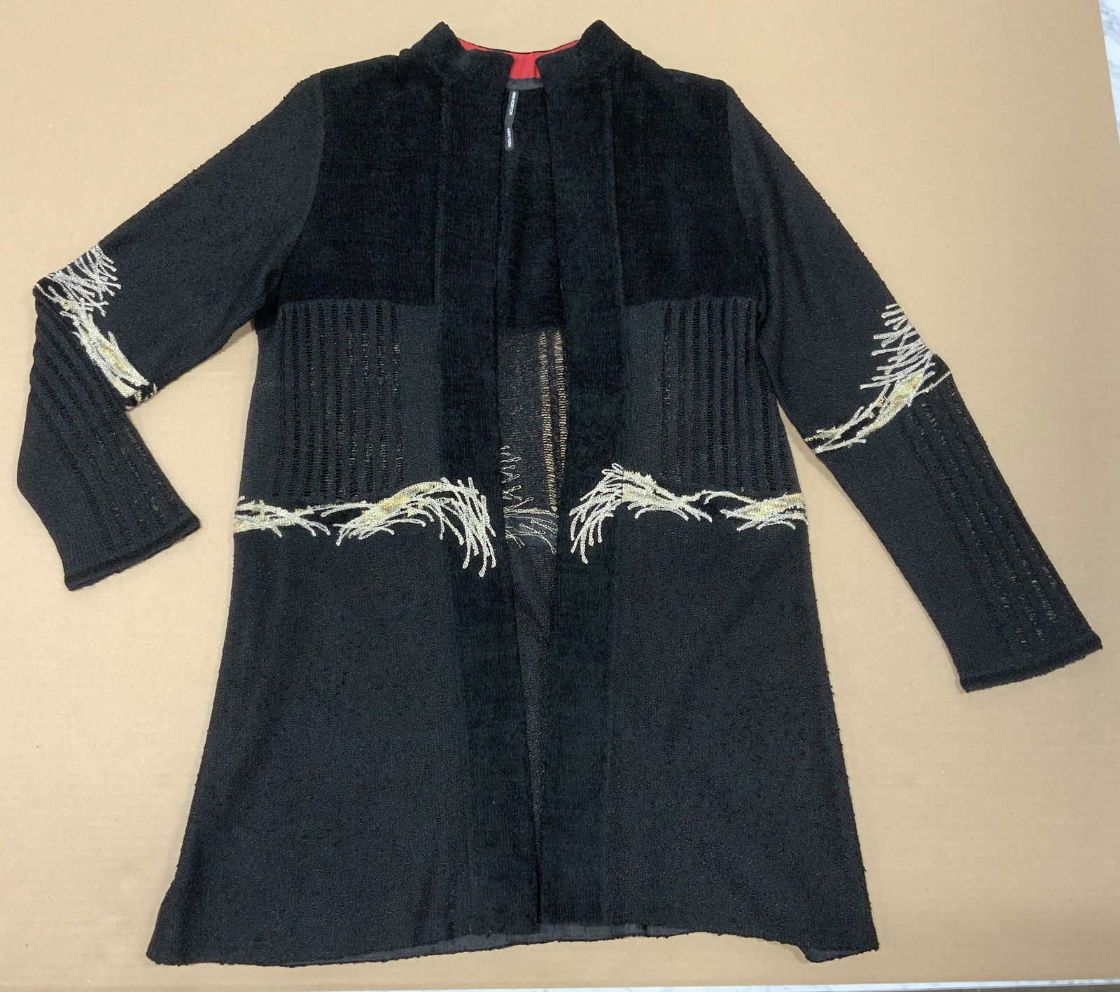 MINA NORTON Hand Loomed Merino Wool Cardigan (1 of 7)