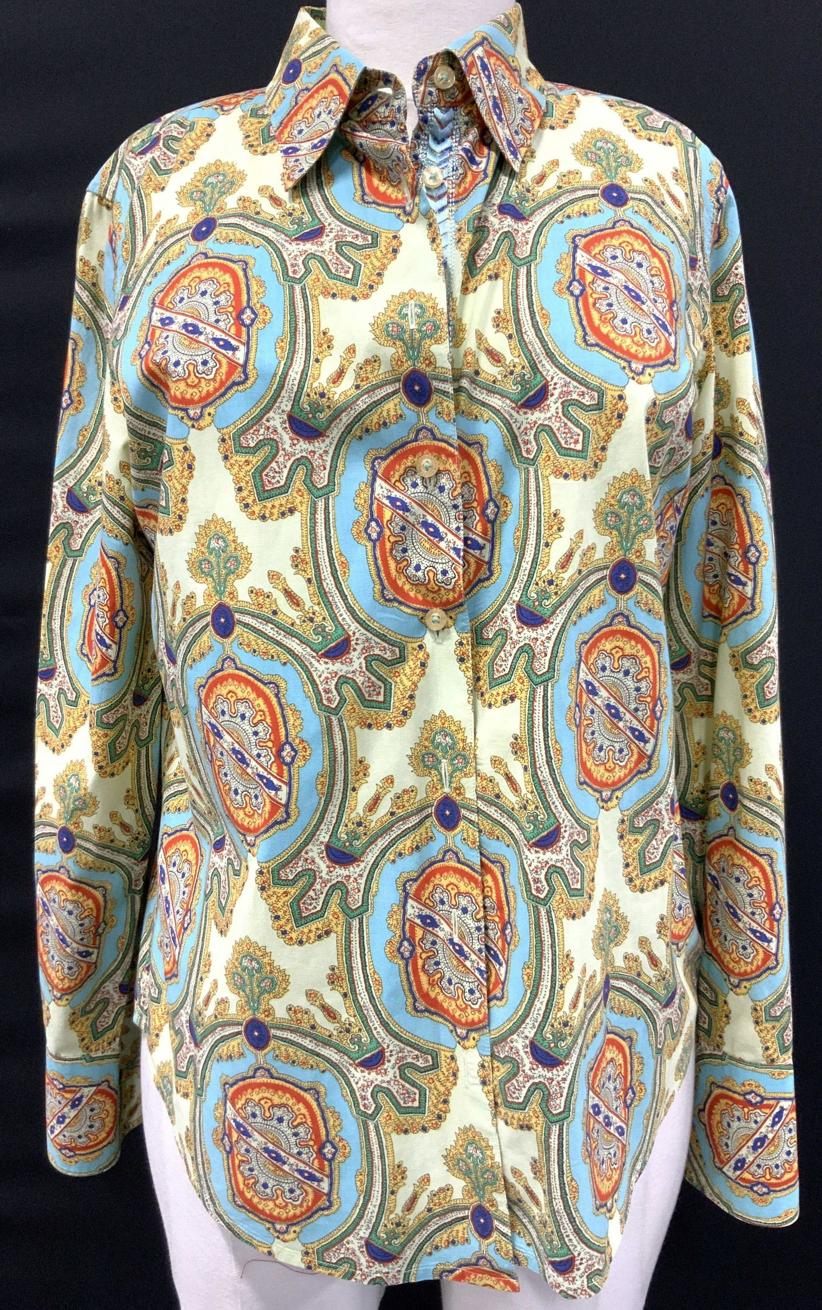 ROBERT GRAHAM Cotton Button Up Blouse (1 of 9)