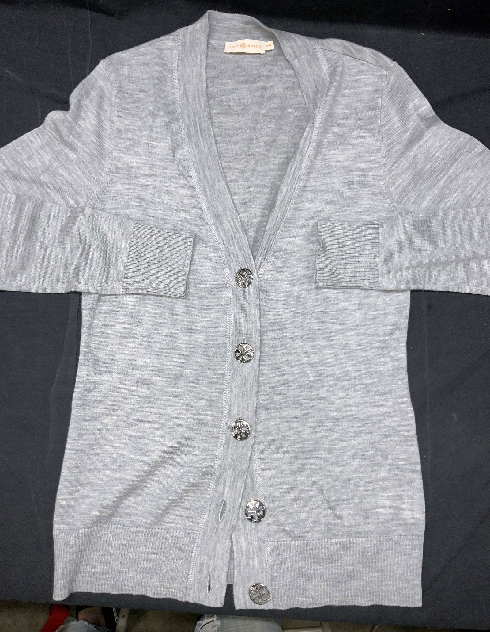 TORY BURCH Merino Wool Cardigan (1 of 7)
