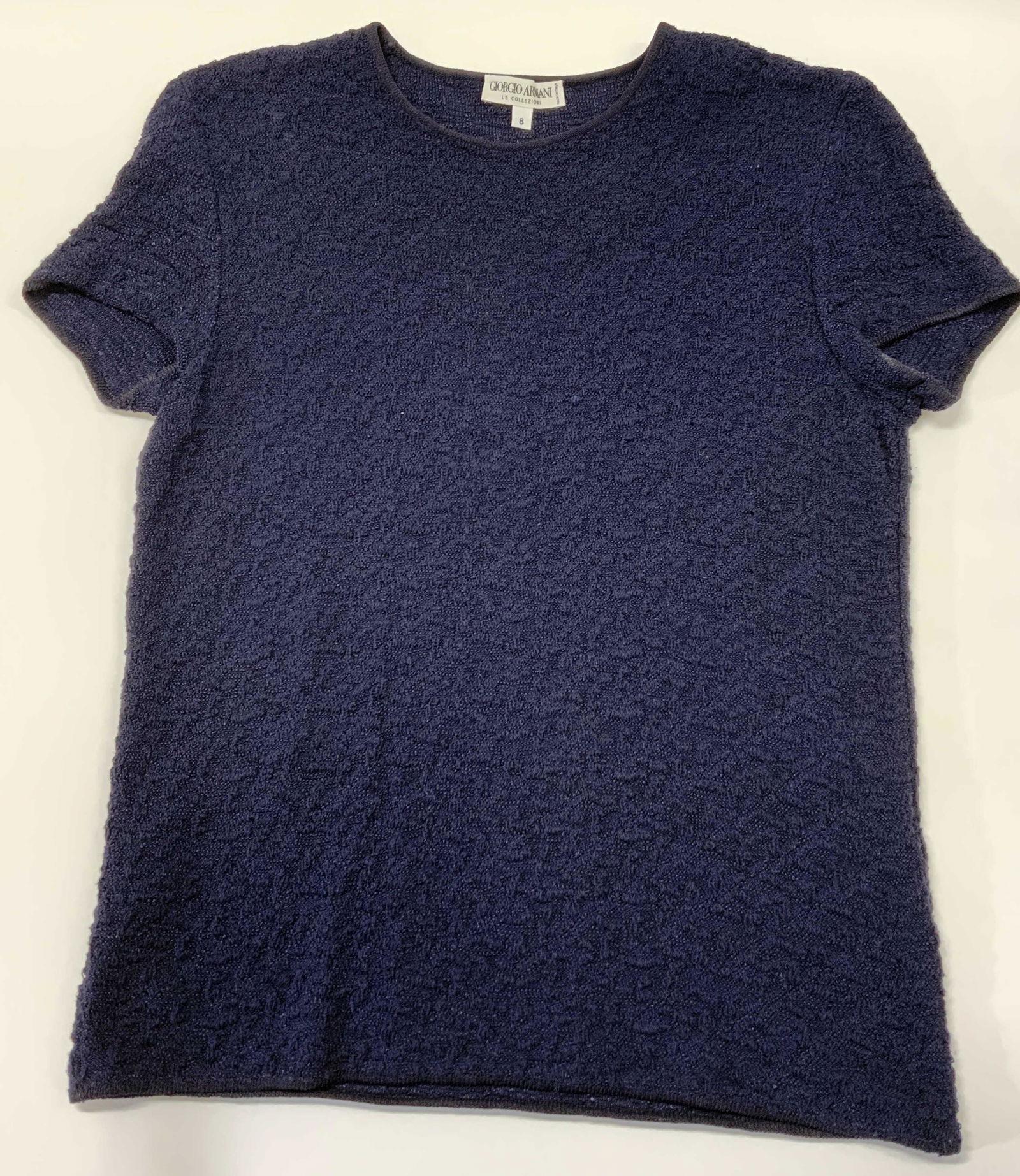 Giorgio Armani Collezioni Short Sleeve Knit Top