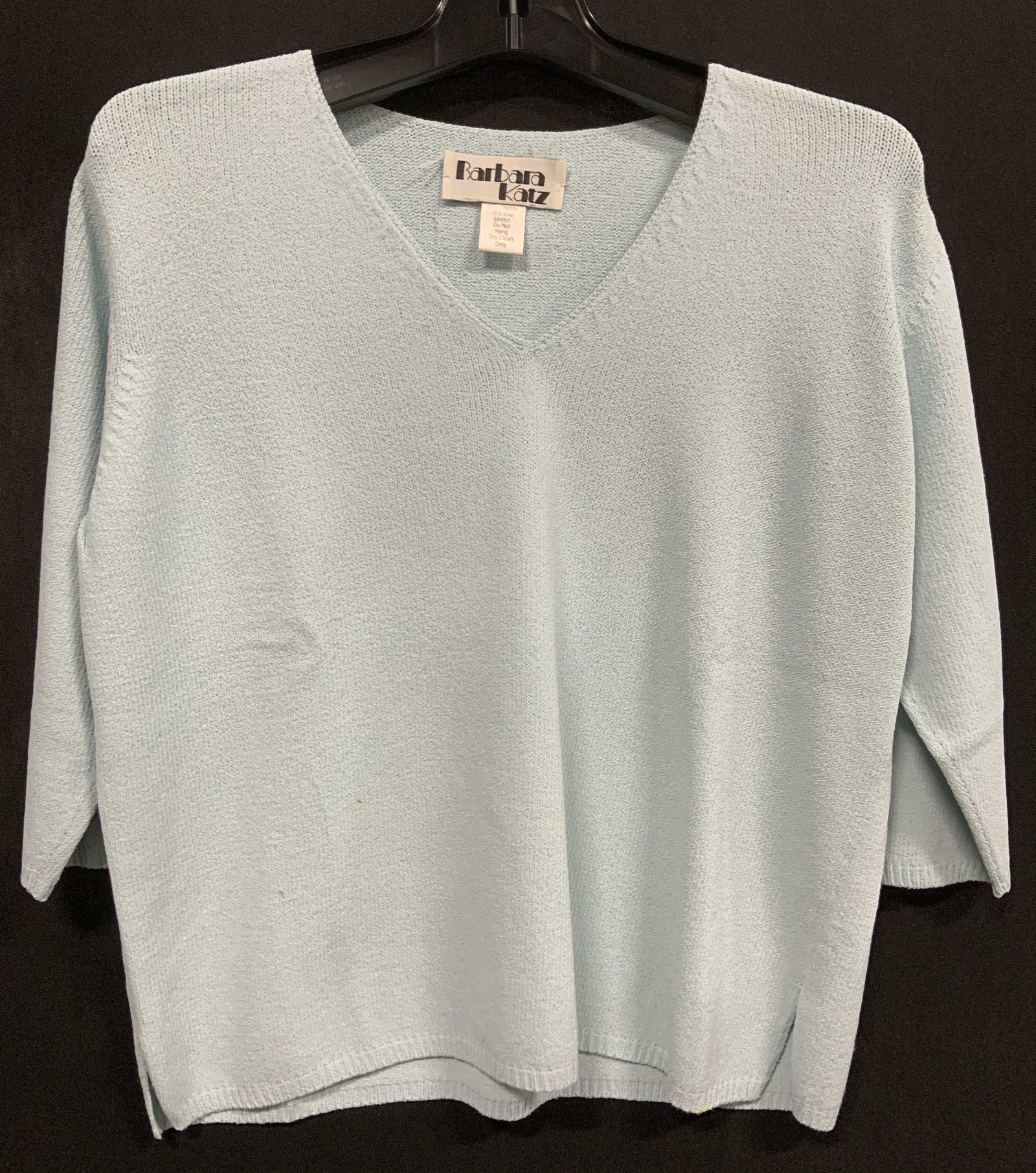 Barbara Katz Boutique Blue Knit Sweater (1 of 7)