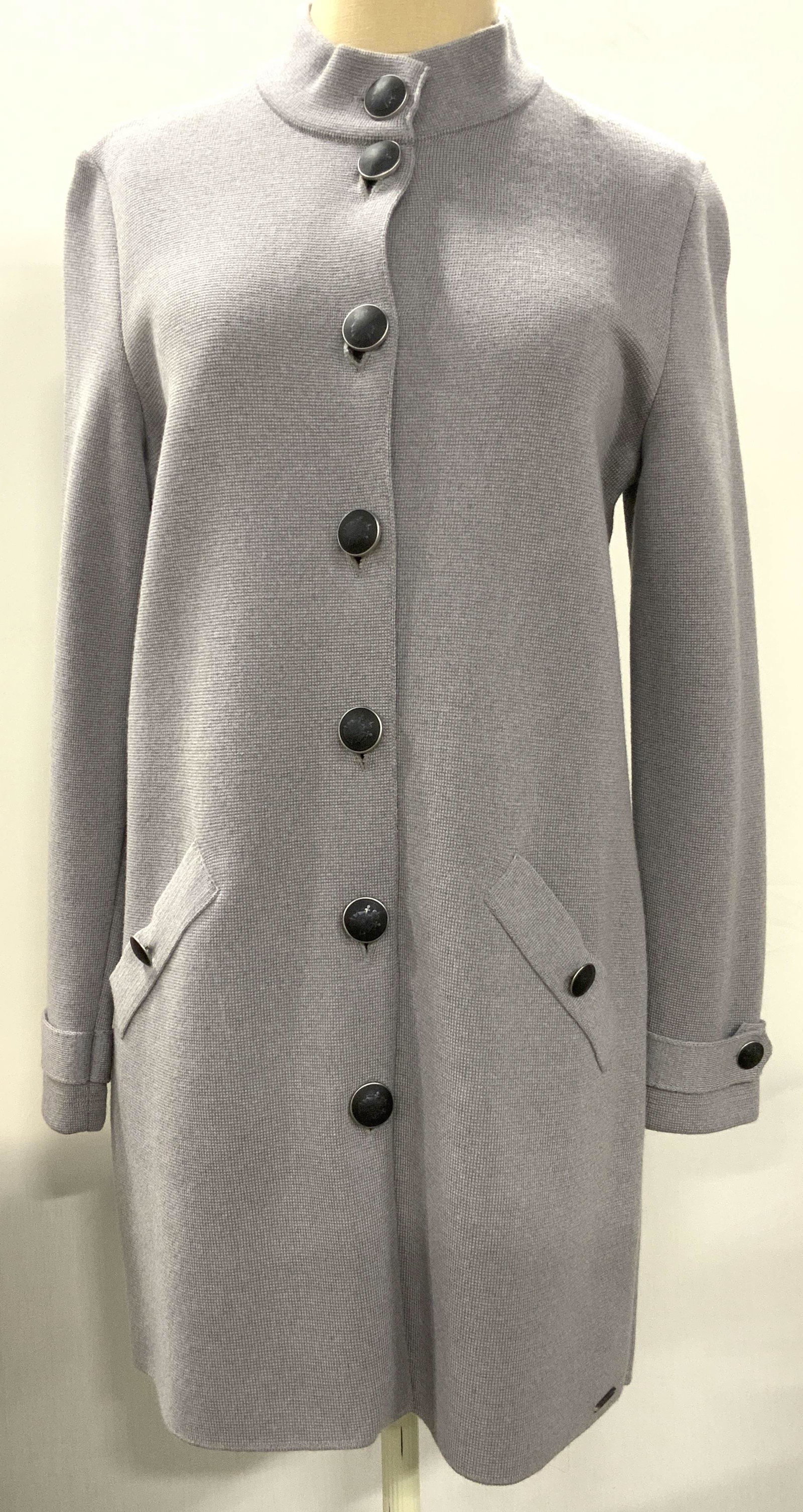 SAINT JAMES Grey Wool Coat, France (1 of 7)