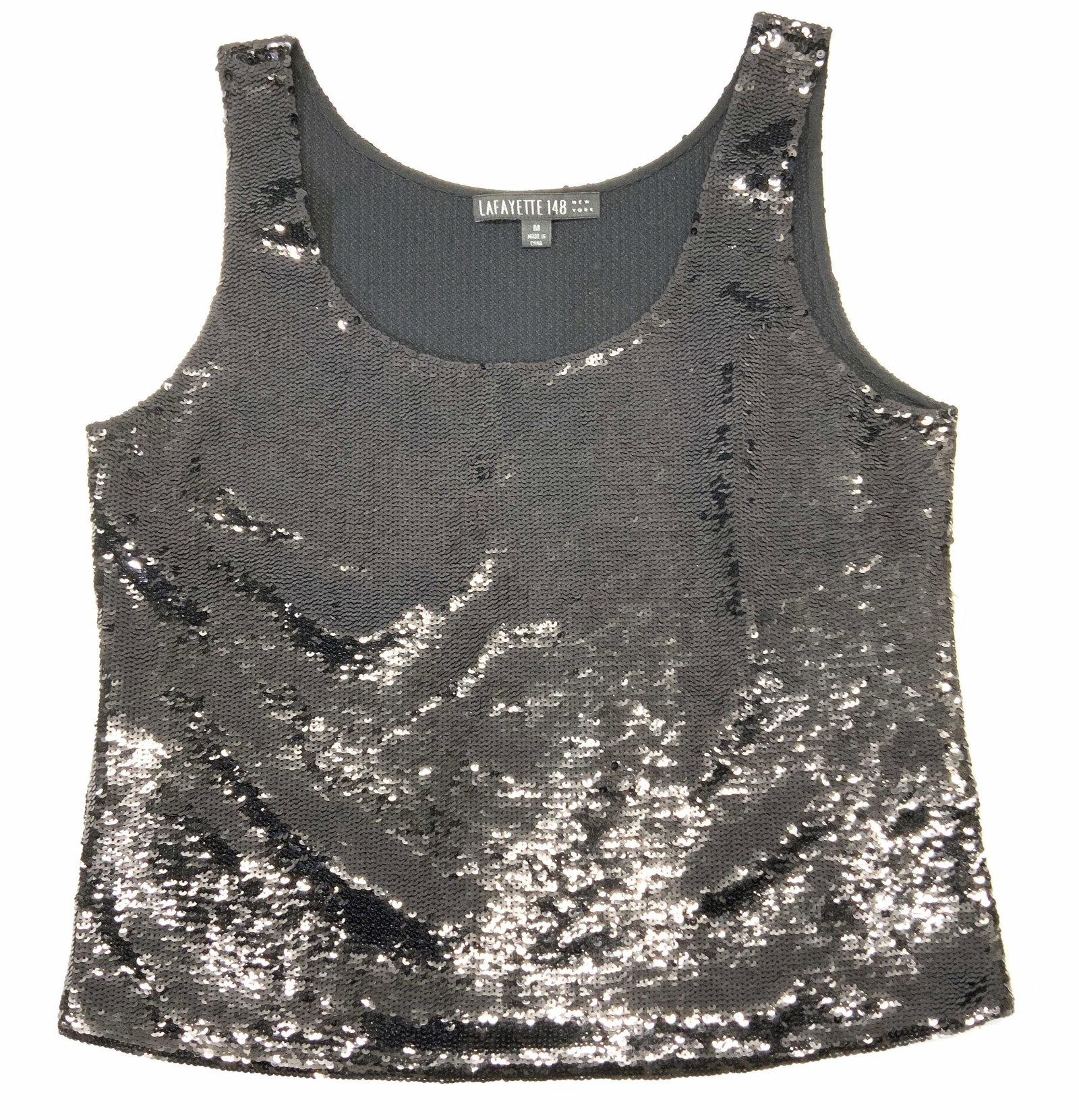 LAFAYETTE 148 Black Sequin Tank Top (1 of 6)