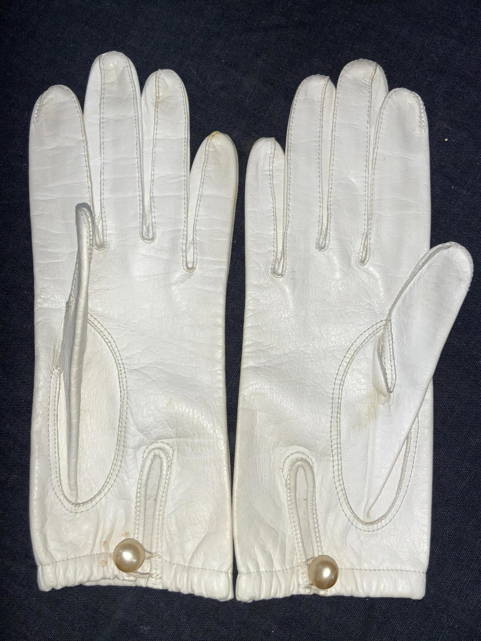 H.A.& E. SMITH Kid Leather Driving Gloves, Bermuda (1 of 7)