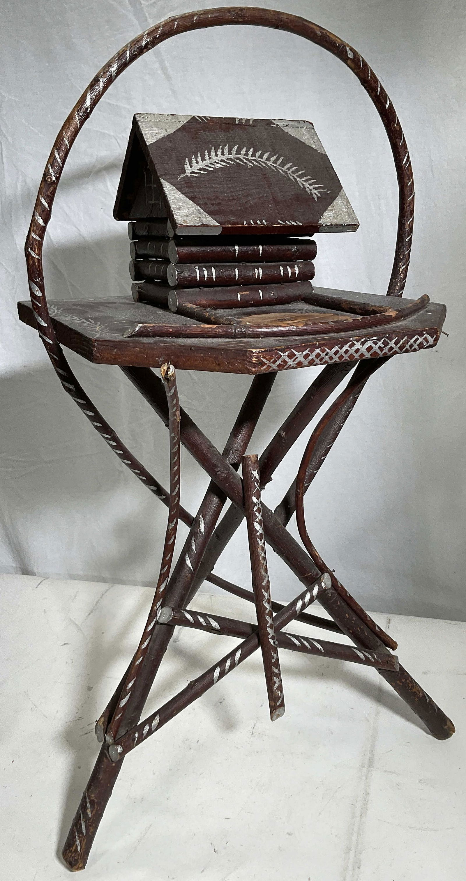 Handmade Adirondack Smoking Stand (1 of 8)