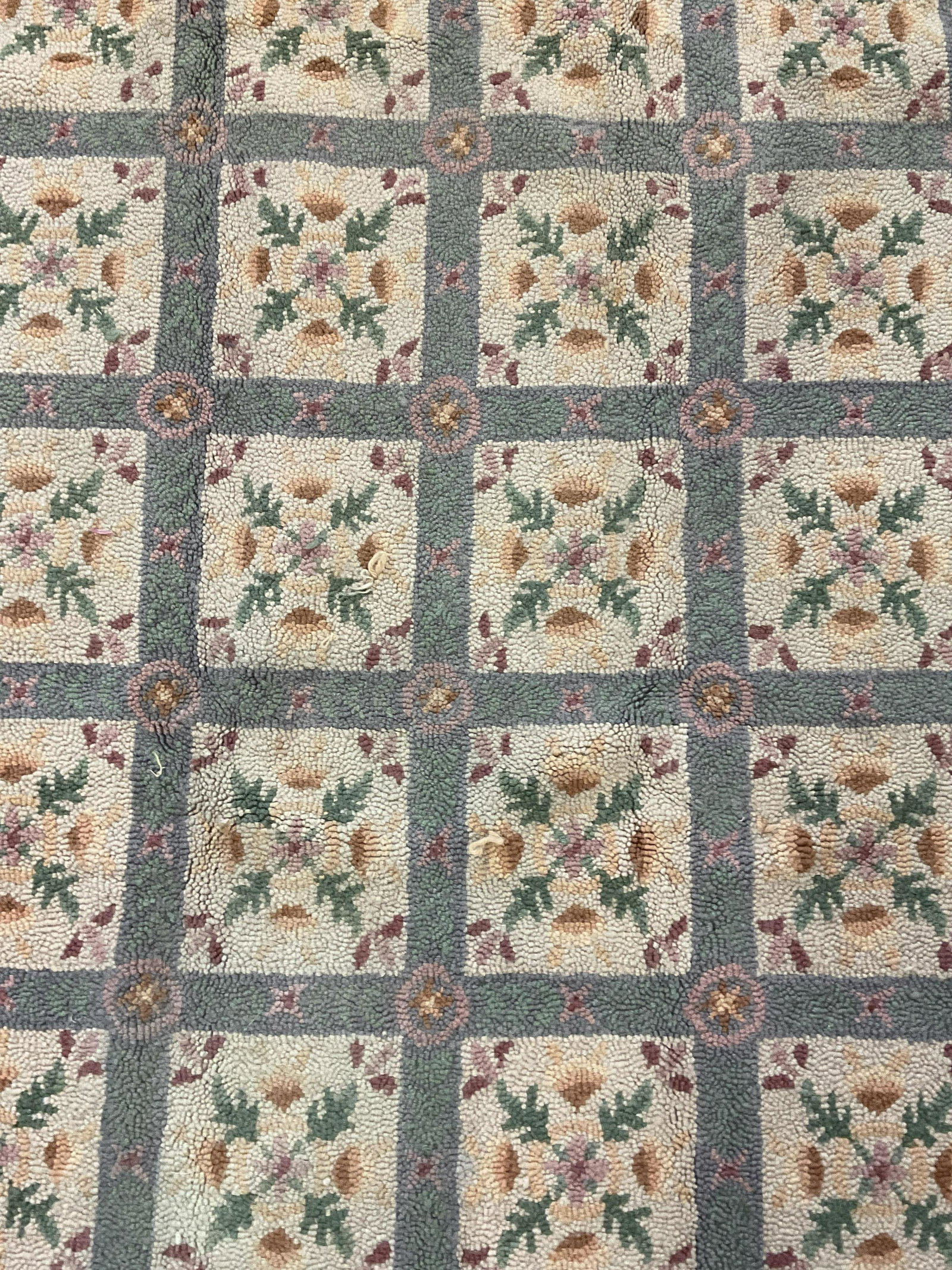 Floral Hand Hooked Rug (1 of 11)