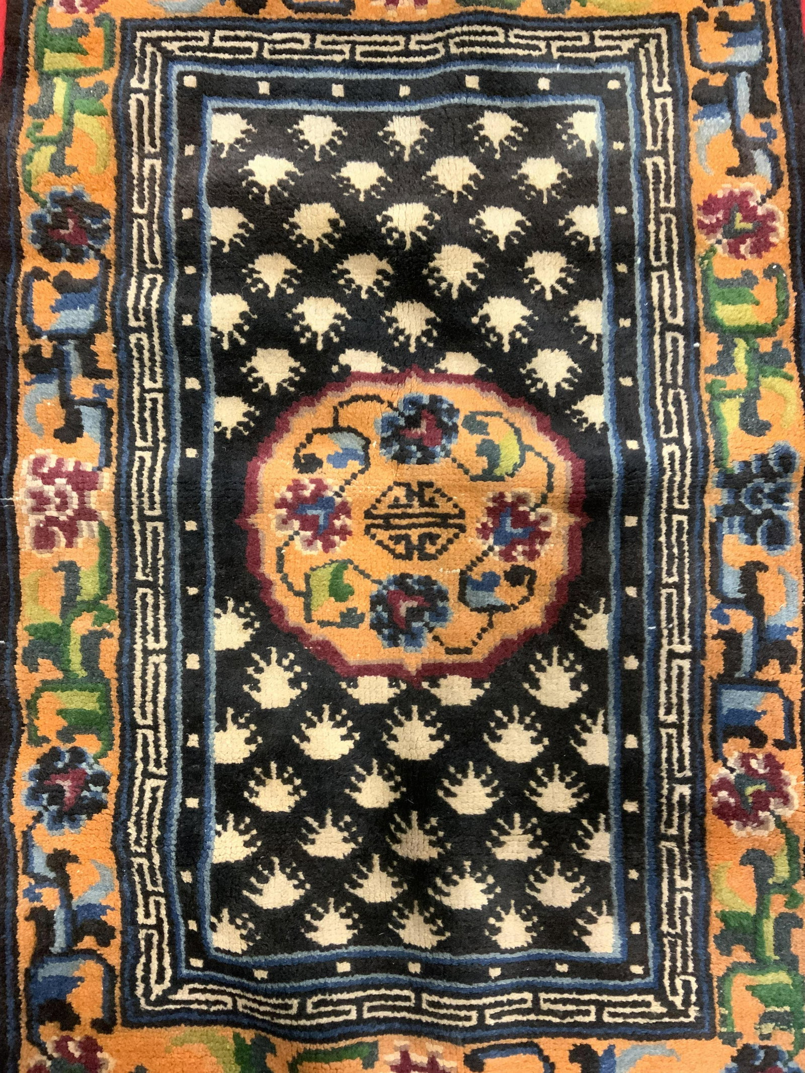 Vintage Intricately Detailed Saddle Blanket, Rug (1 of 10)