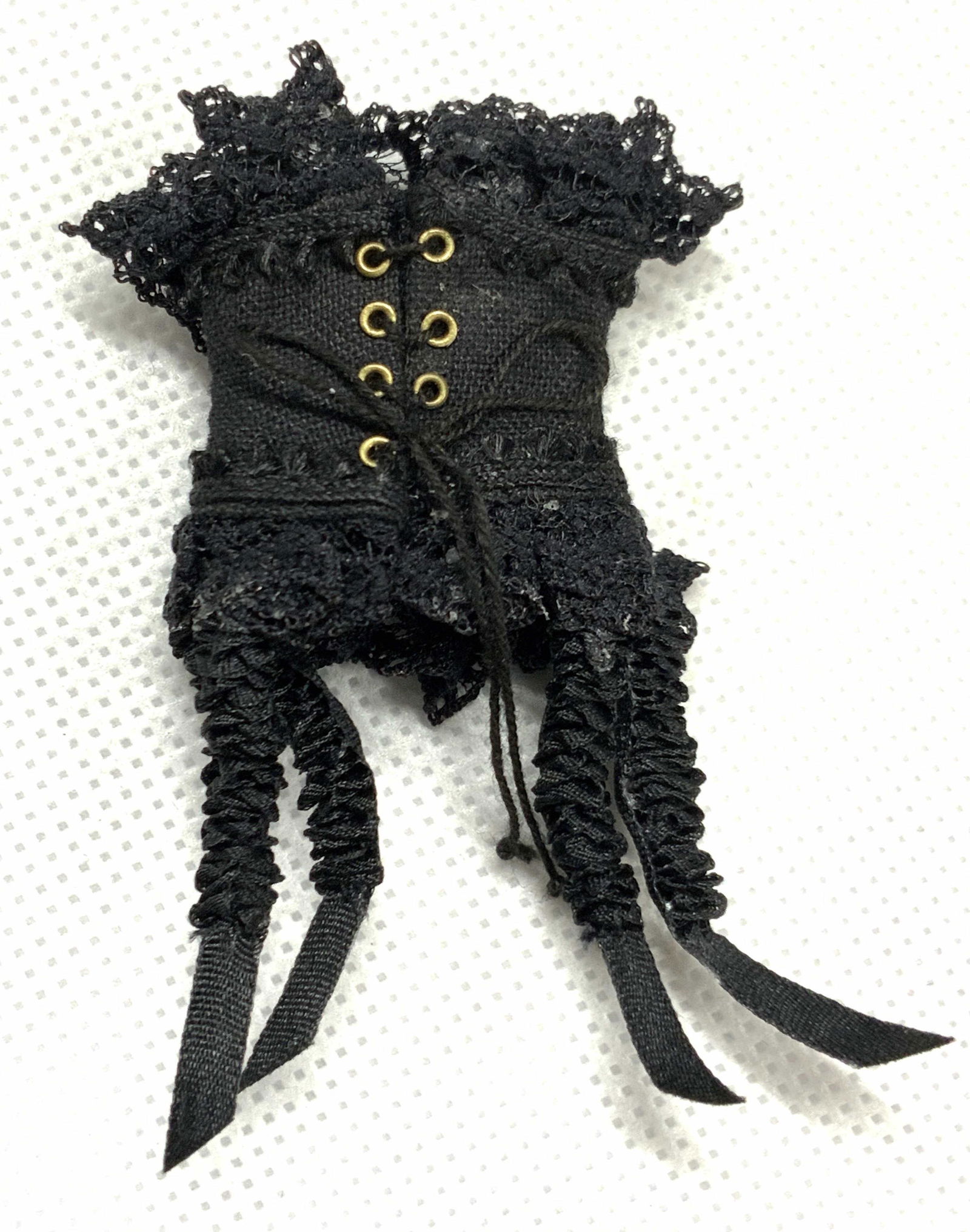 Miniature Black  Corset (1 of 6)