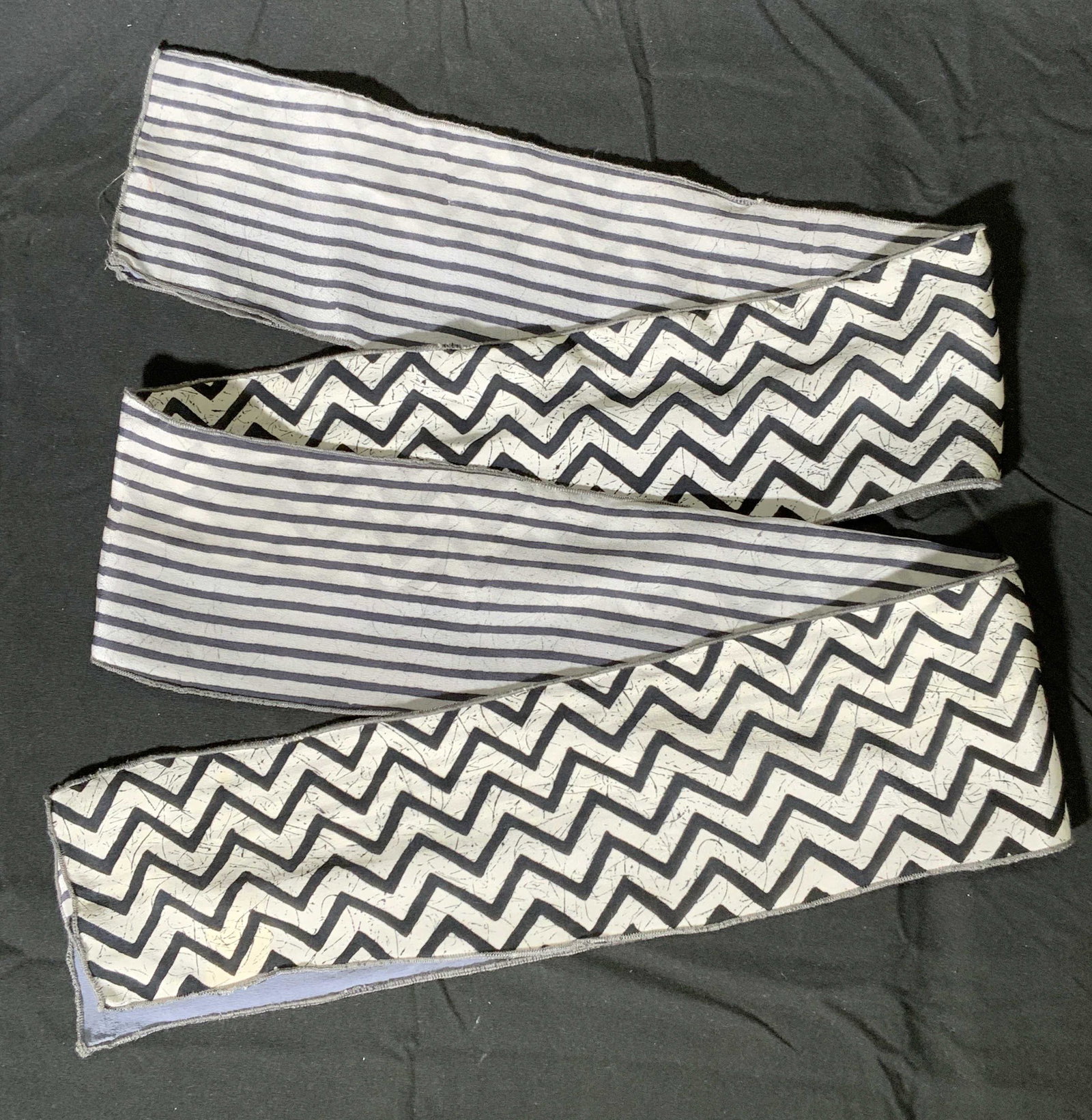 HARSHITA Multi Pattern Silk Scarf (1 of 6)