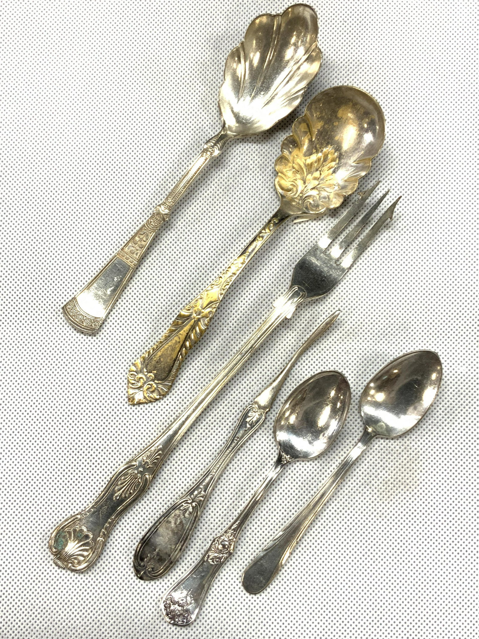 6 Vintage Silver Plated Utensils (1 of 8)