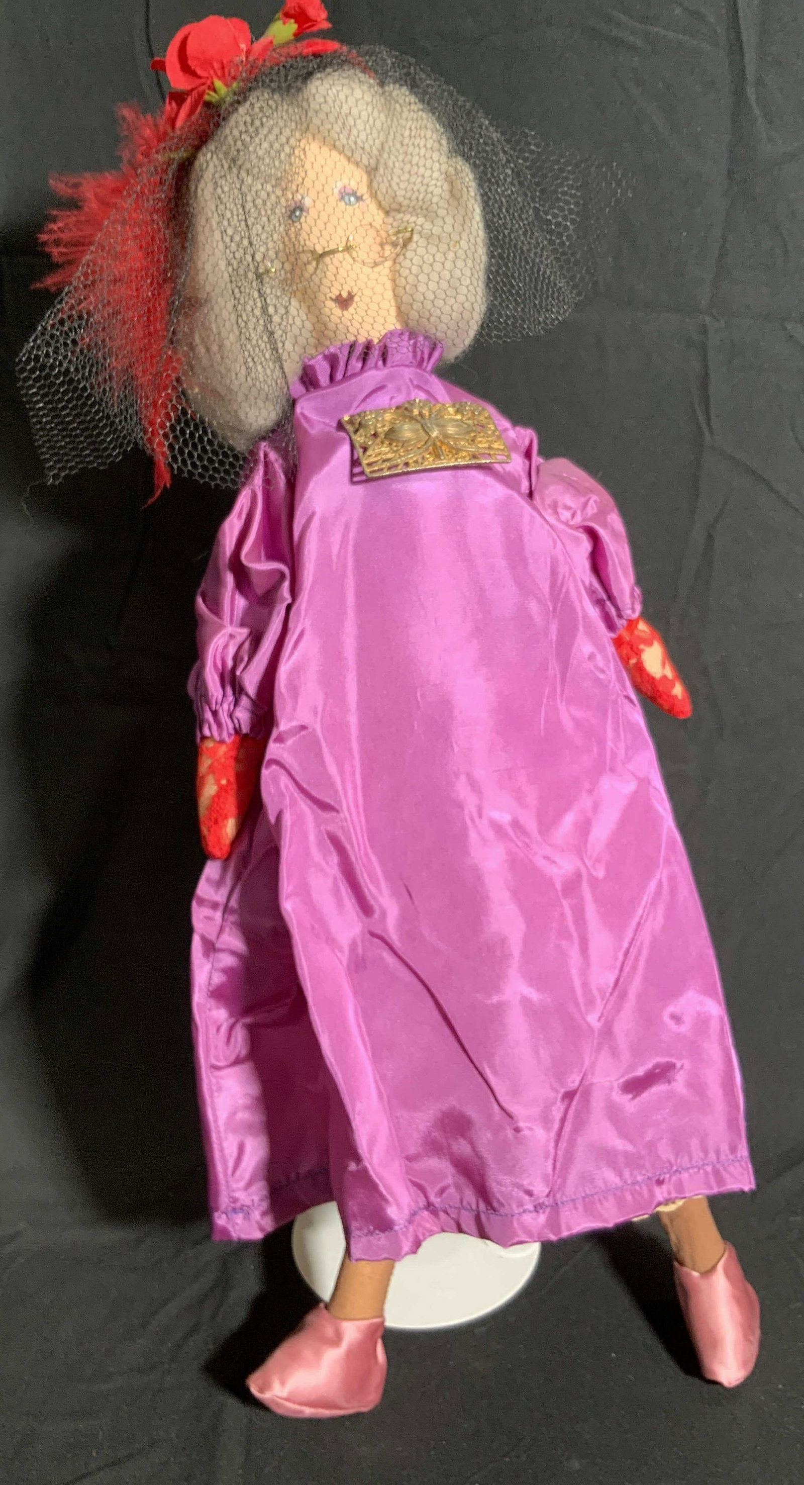 VICTORIA BUTTON Rose No. 50 Fabric Display Doll (1 of 12)