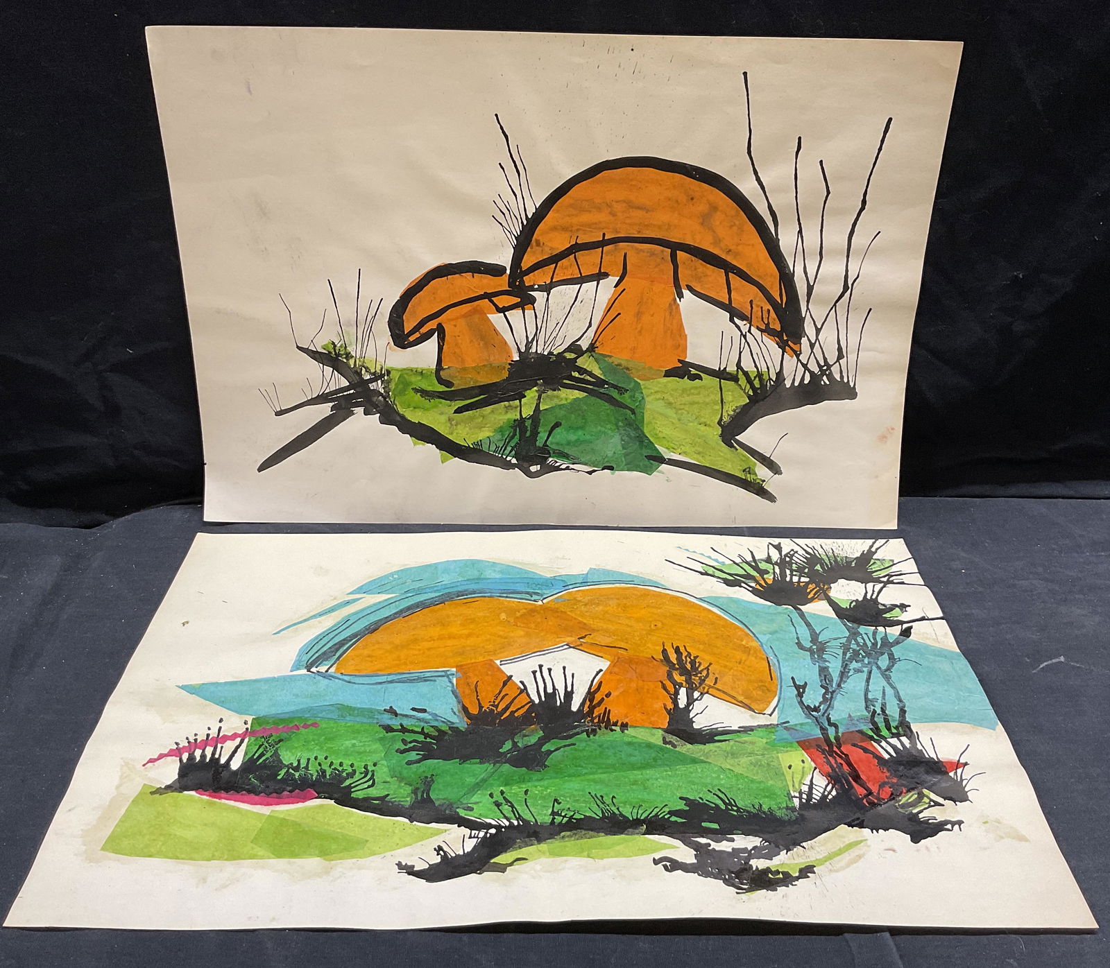 Lot 2 ALEXANDRA MERKER Collage Artworks (1 of 5)