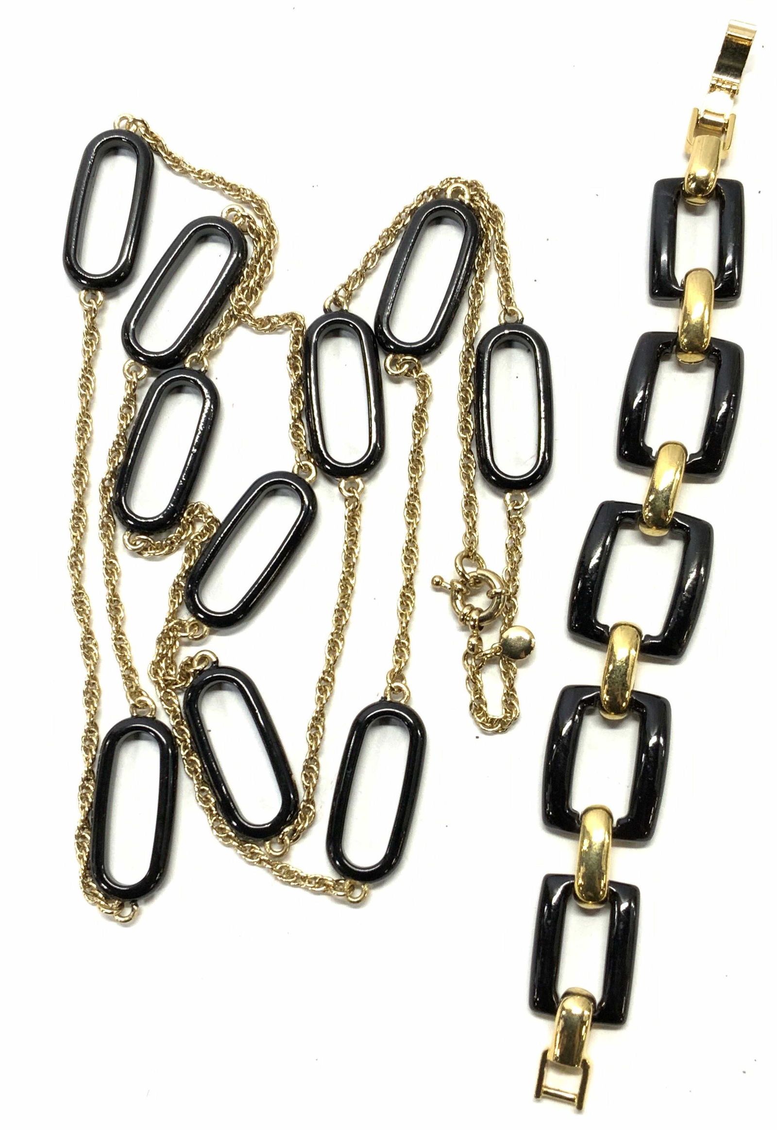 Lot 2 J CREW Resin Chain Necklace, More, Jewelry (1 of 6)