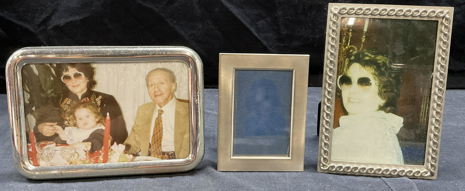 Lot 3 Sterling & Metal Picture Frames (1 of 6)
