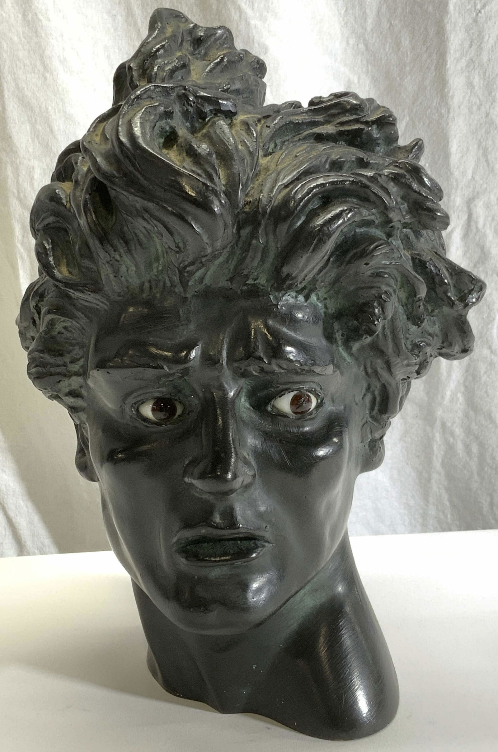 Signed Plaster Bust Sculpture (1 of 8)