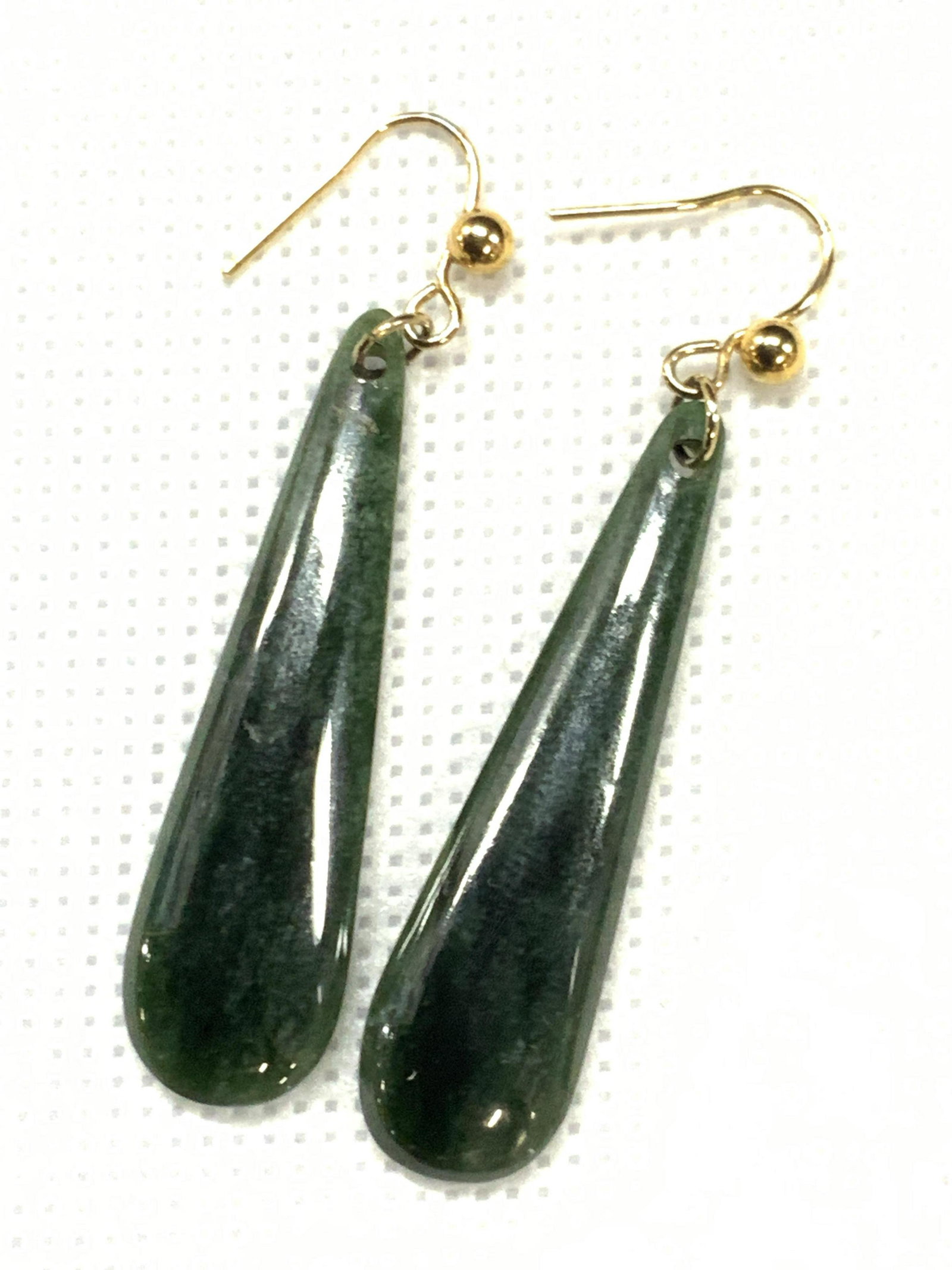 Tear Drop Green Tourmaline Earrings (1 of 4)