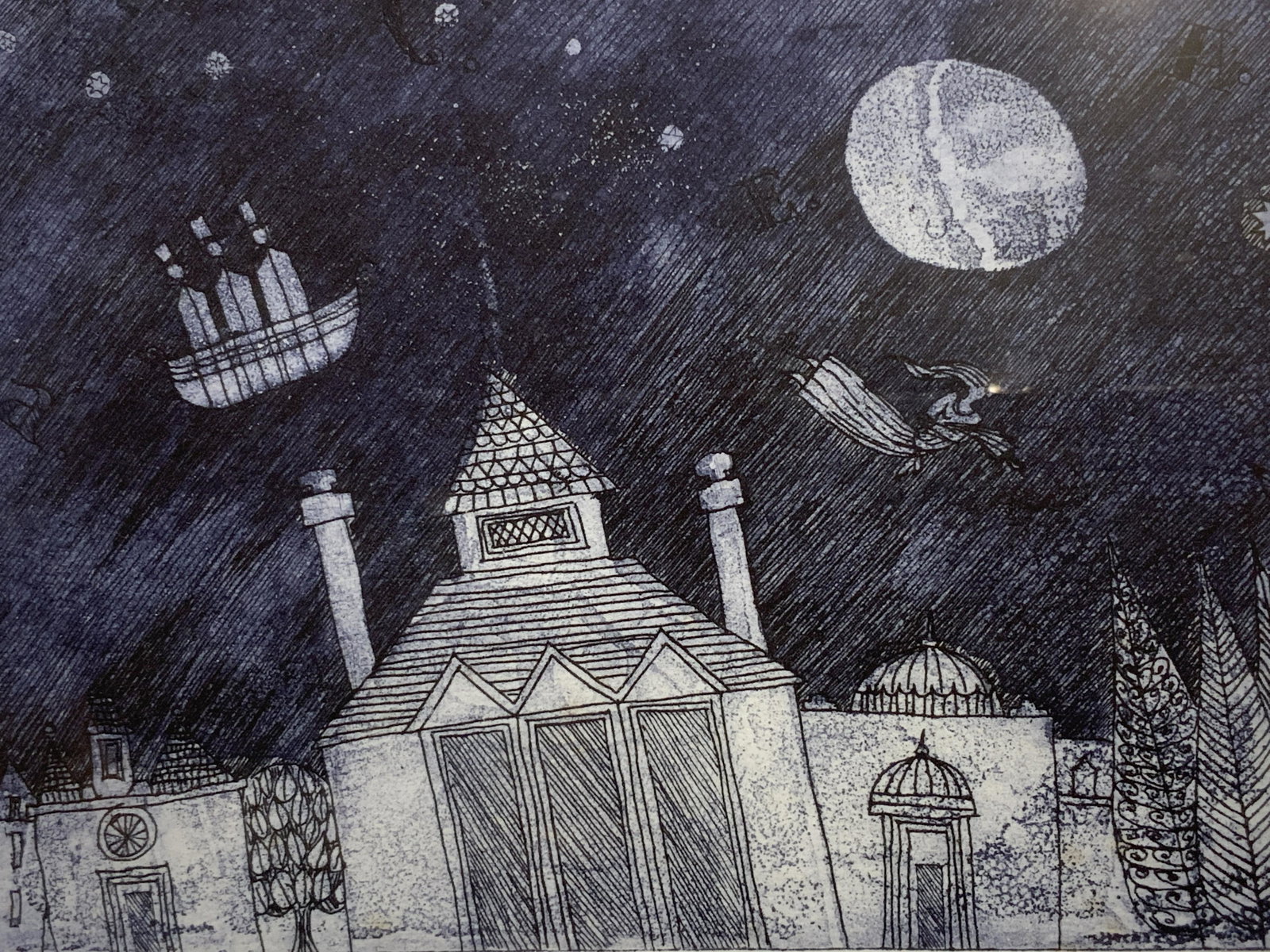 JOHN LOCHTEFELD Nocturne With Virgo Etching (1 of 10)