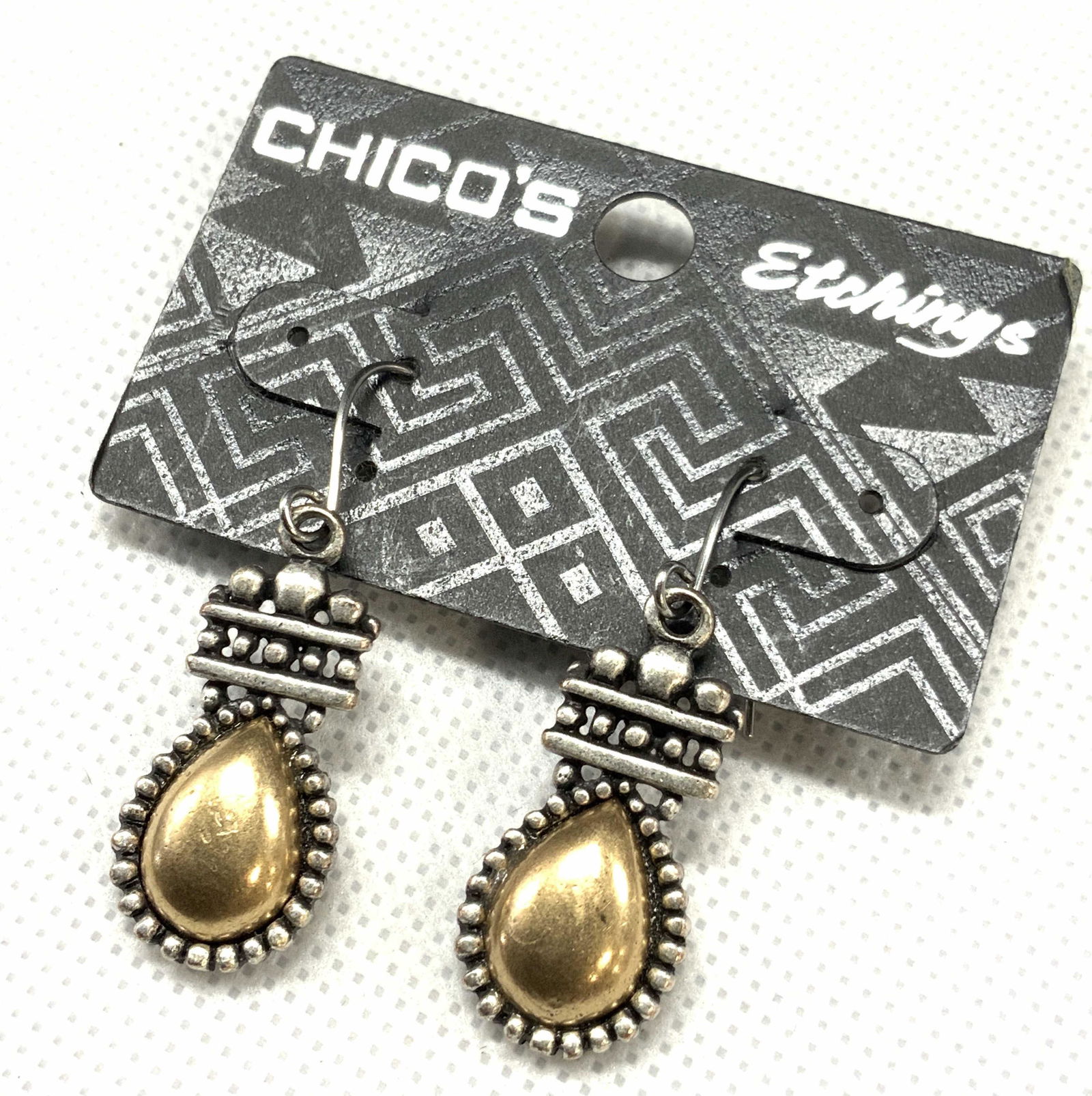 CHICOS Etched Drop Earrings (1 of 4)
