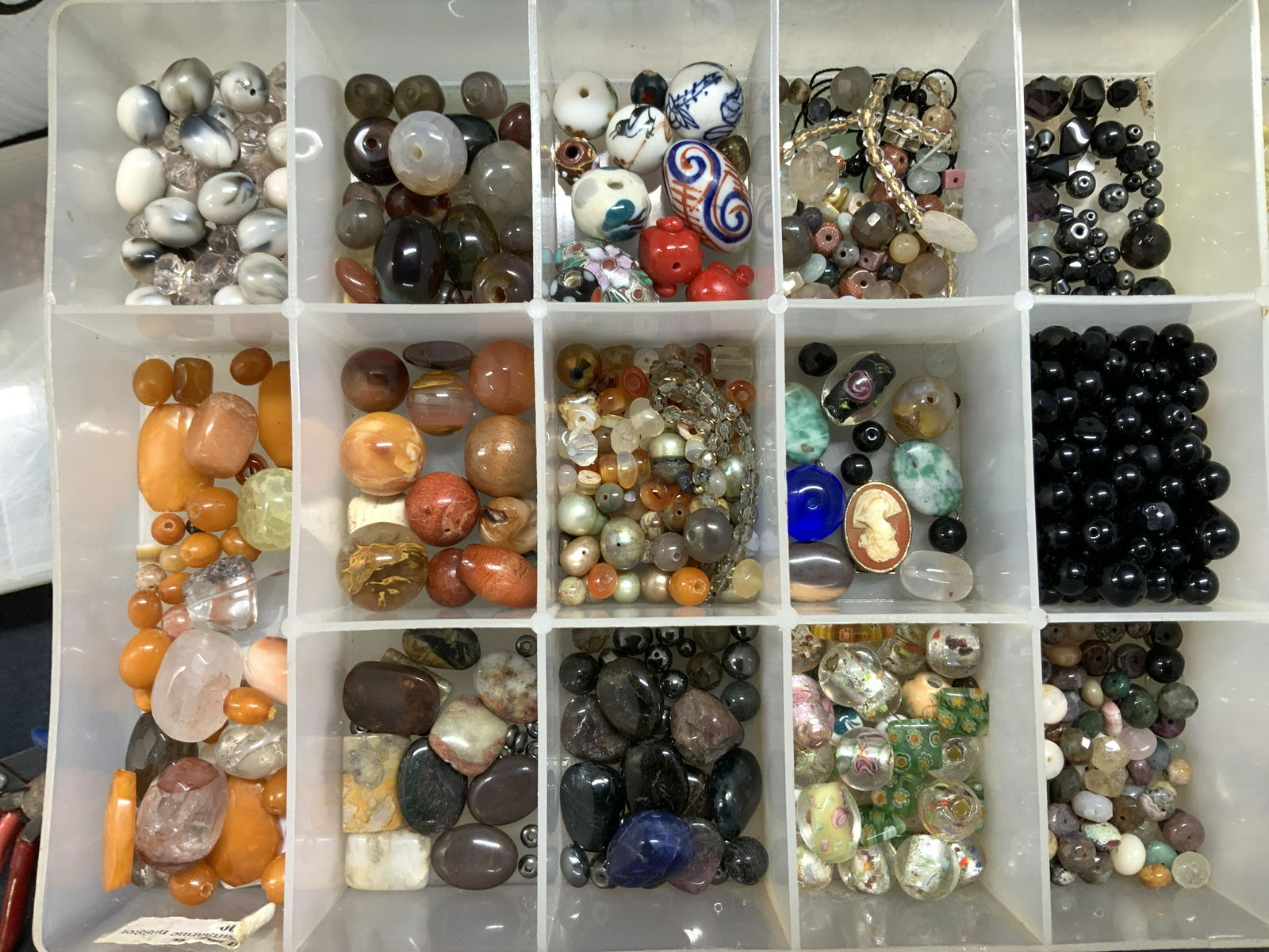 Large Jewelry Making Lot, Glass AB Beads, more (1 of 20)