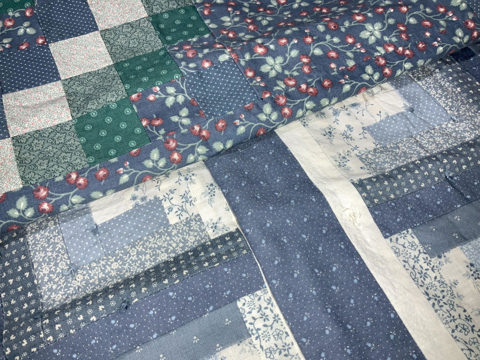 Handmade Tabletop Quilted Fabric Pieces, 3 (1 of 6)