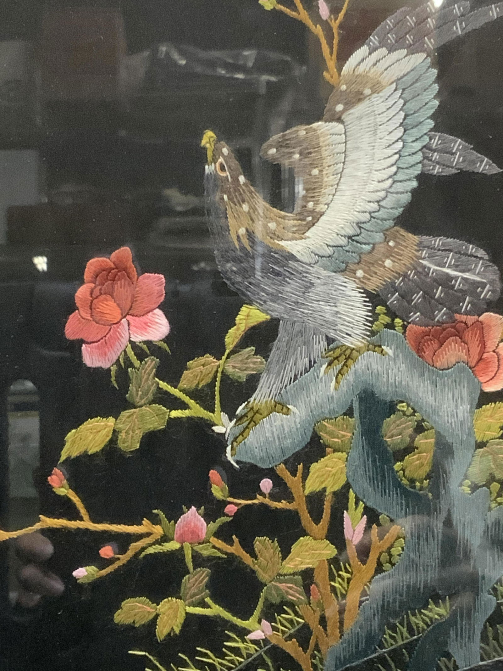 Asian Silk Embroidered Artwork (1 of 5)