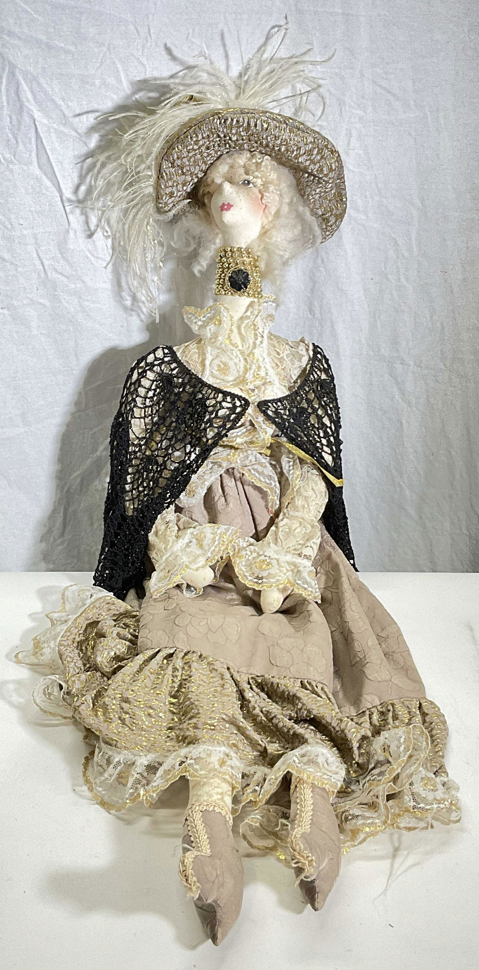 Signed Hand Crafted Lady Margaret Doll (1 of 6)