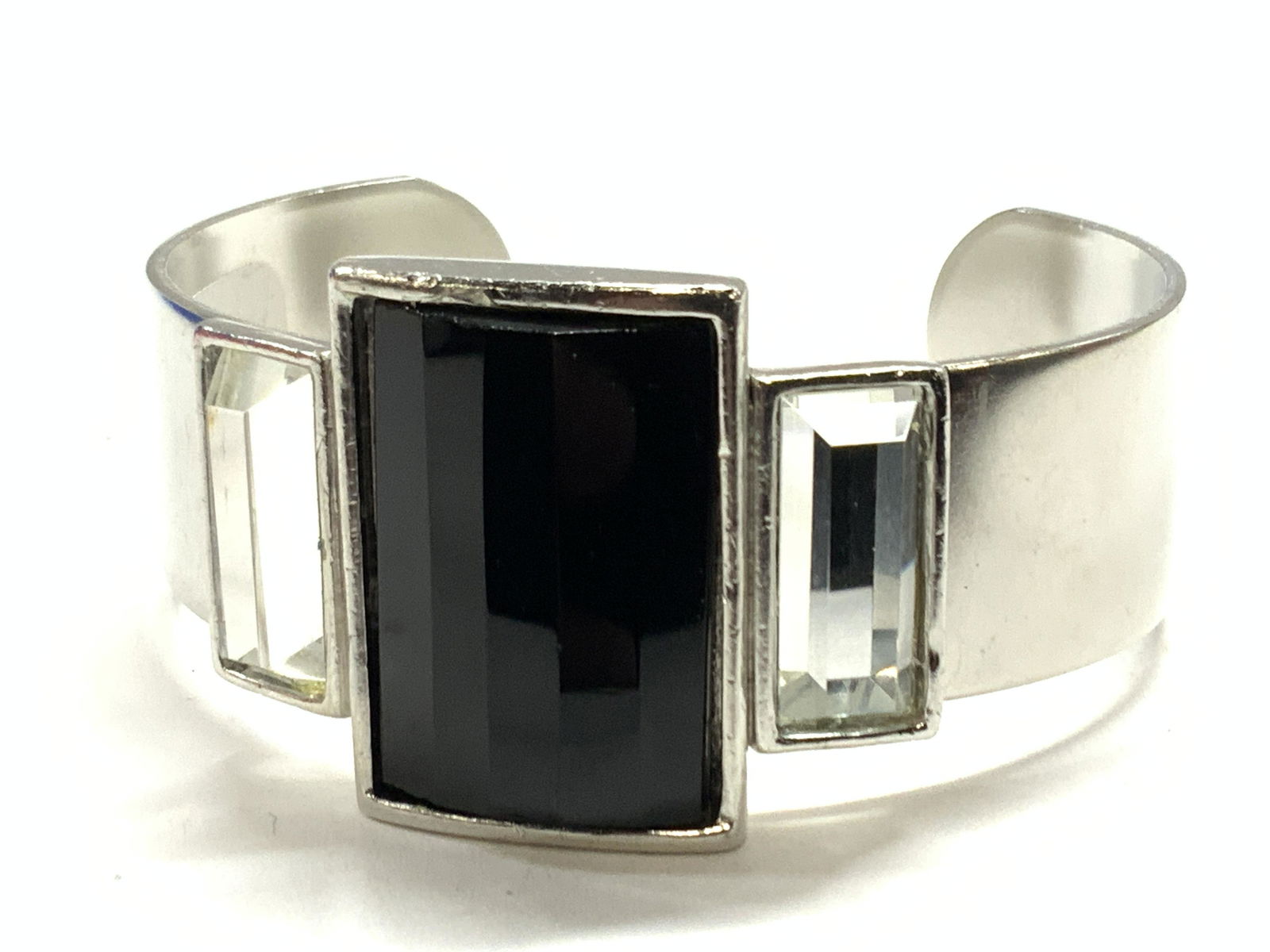 YOSCA Signed Chunky Statement Cuff Bracelet (1 of 5)