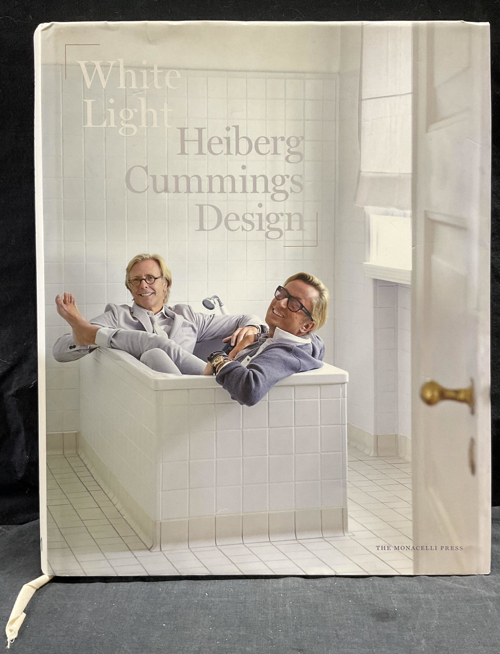 HEIBERG CUMMINGS DESIGN Signed Book: HEIBERG CUMMINGS DESIGN Signed Book, inscriptions to cover read White Light Heiberg Cummings Design The Monacelli Press, measures 13 3/8 x 11 inches, surface wear and tears to slip cover and pages, He