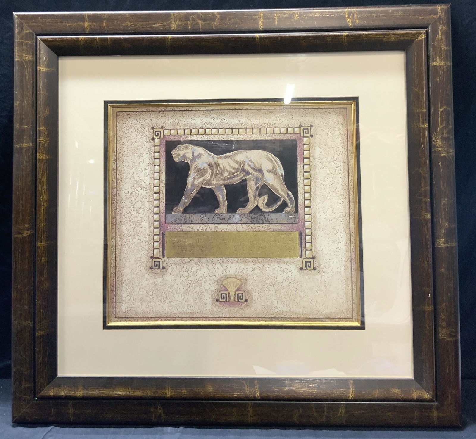 Offset Metallic Panther Lithograph (1 of 11)